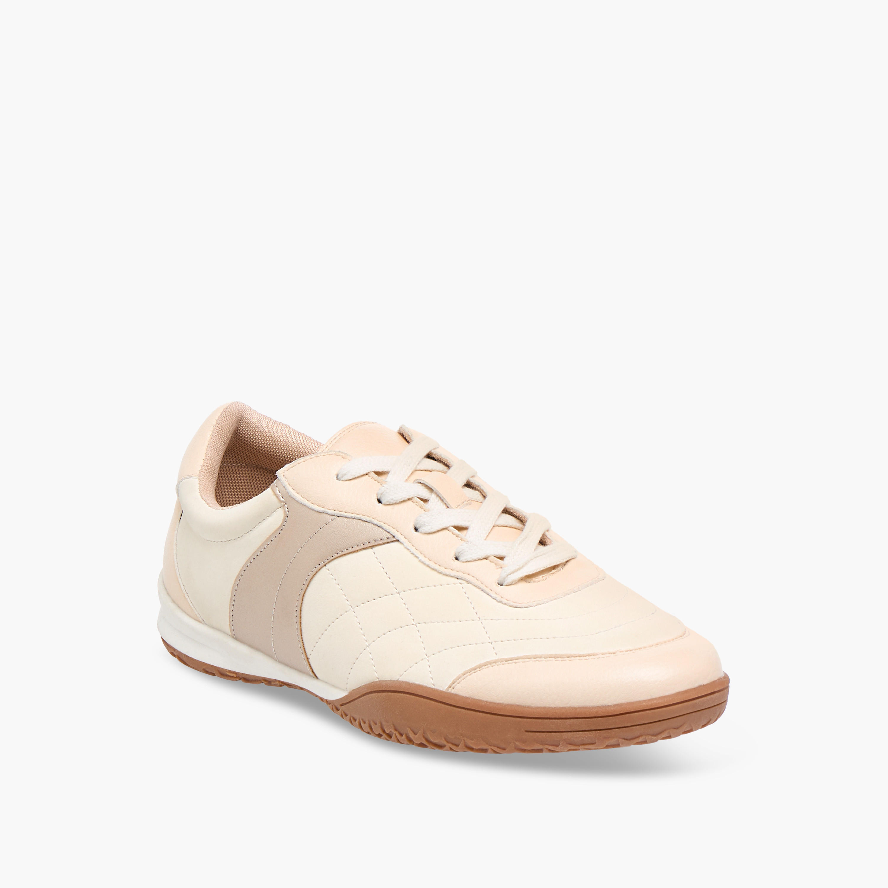Flora Bella Panelled Lace-Up Sneakers-women-shoes-sneakers-image-2