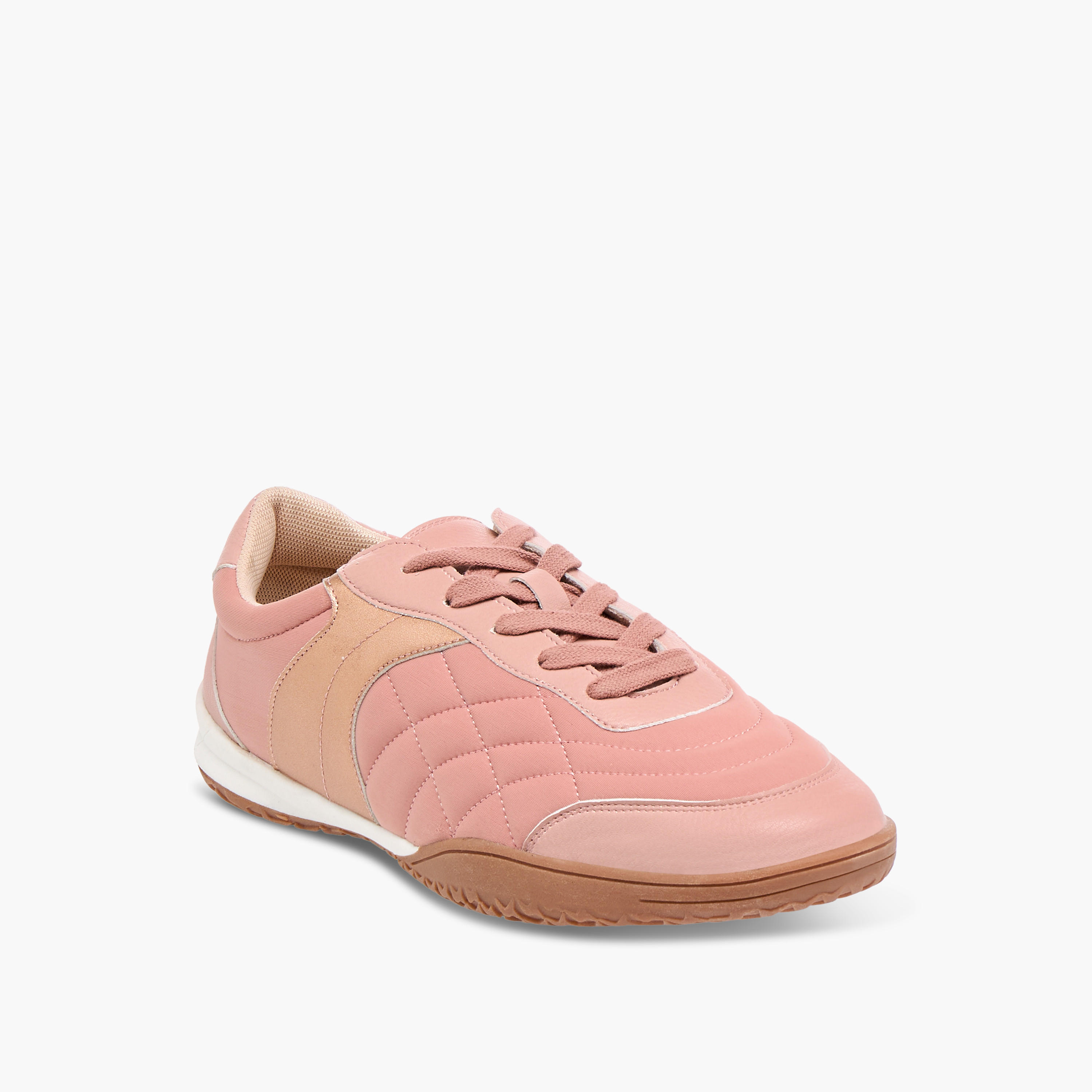 Flora Bella Panelled Lace-Up Sneakers-women-shoes-sneakers-image-2