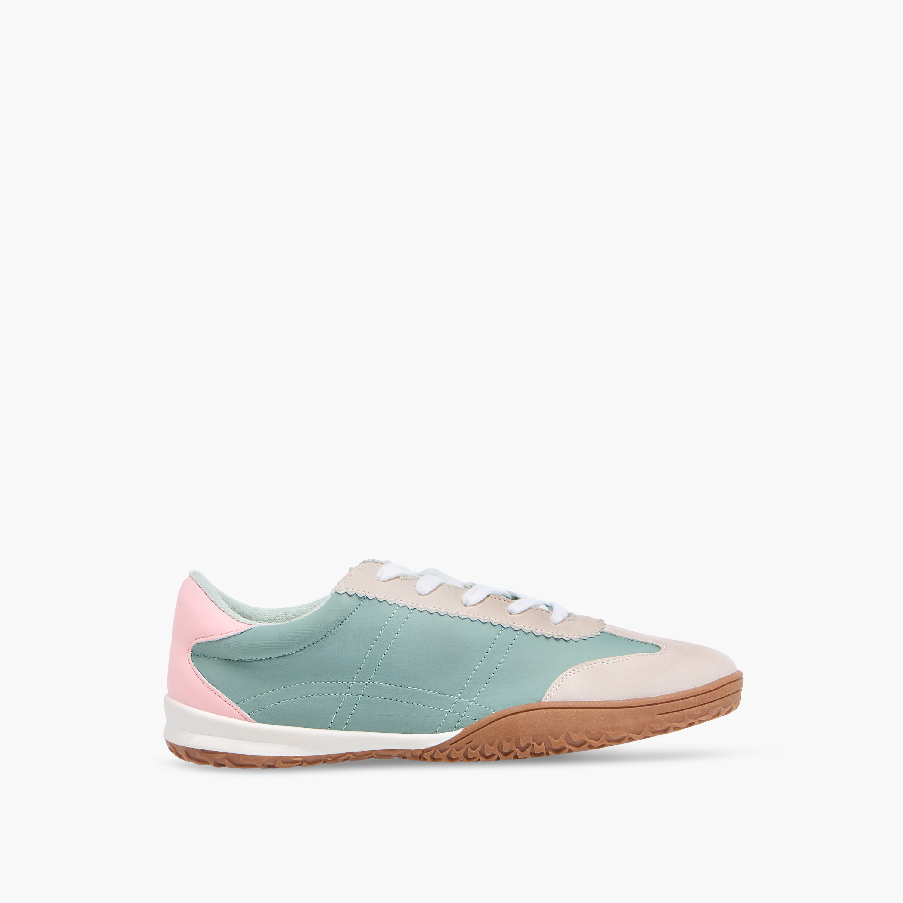 Flora Bella Panelled Lace-Up Sneakers-women-shoes-sneakers-image-3