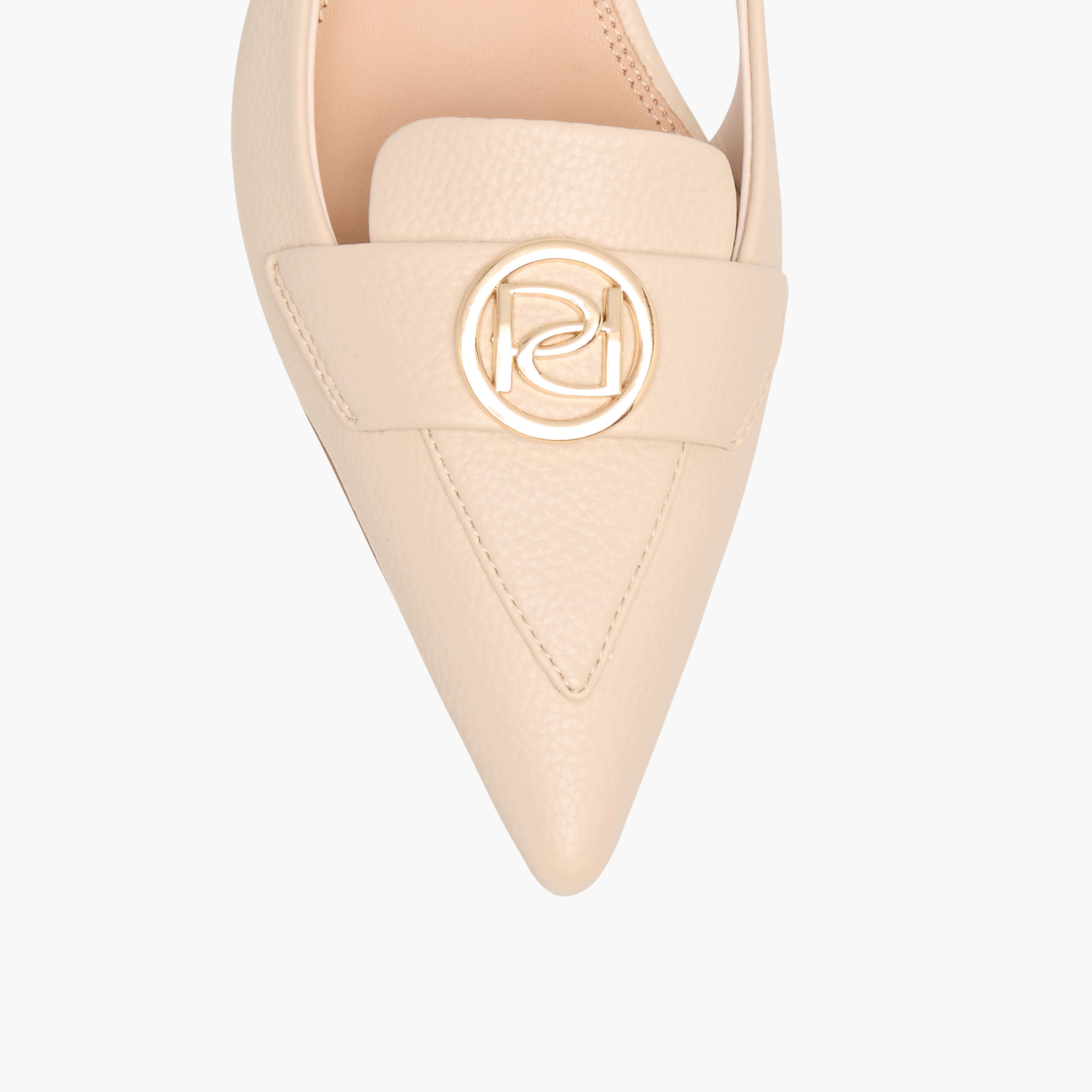 حذاء بزينة معدن وحزام خلفي وكعب صغير من بابريكا-women-shoes-sandals-heeled-image-4