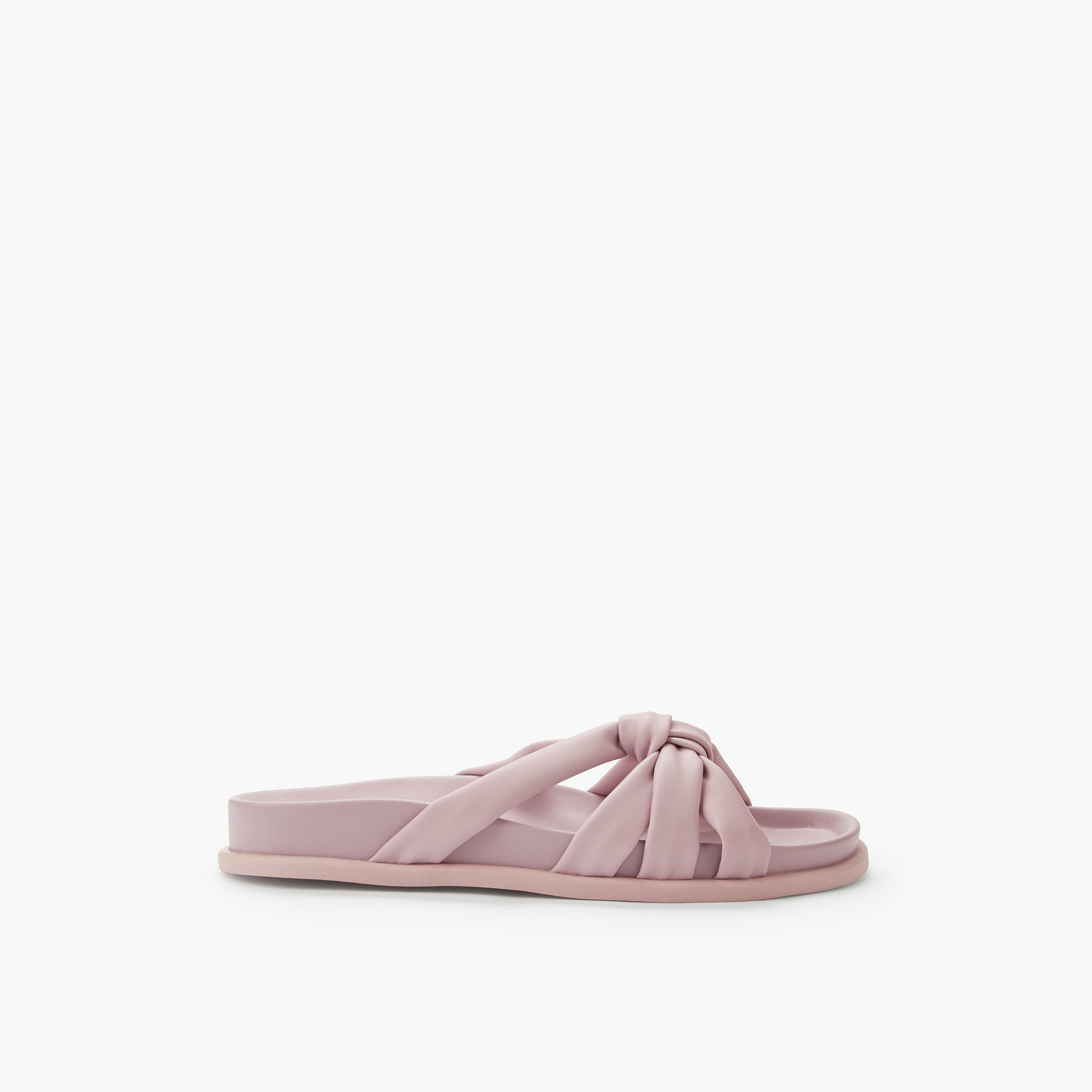 Paprika Women Knot Detail Slide Sandals-women-shoes-flats-sandals-image-3