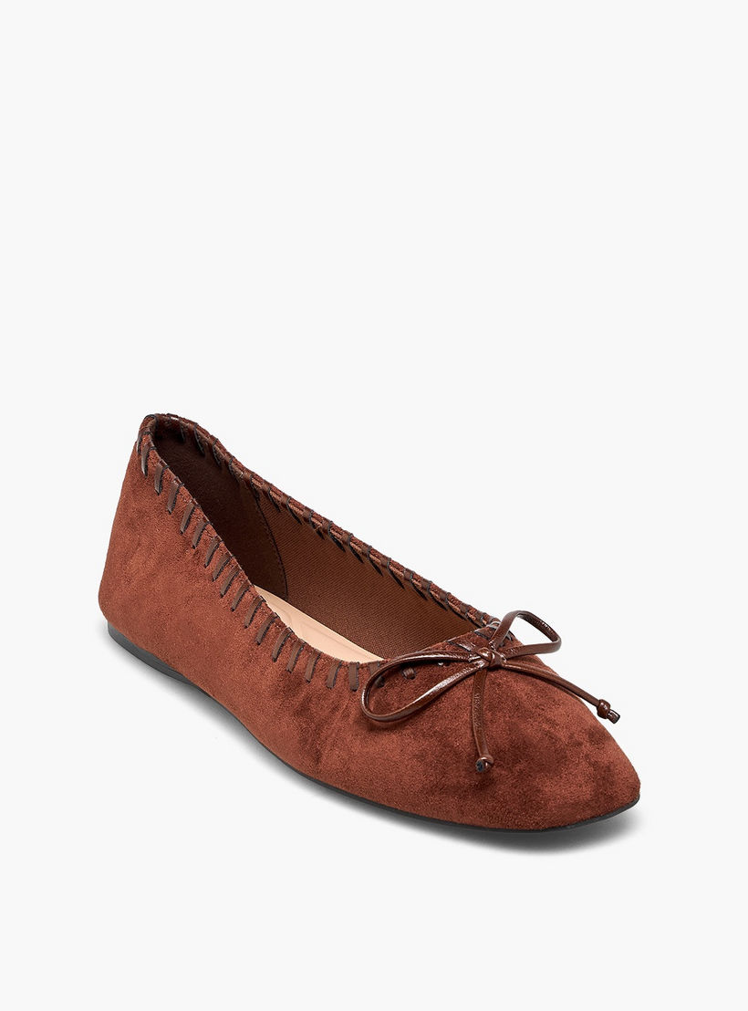 حذاء باليرينا مزين بفيونكة للنساء من سيليست-women-shoes-ballerinas-image-2