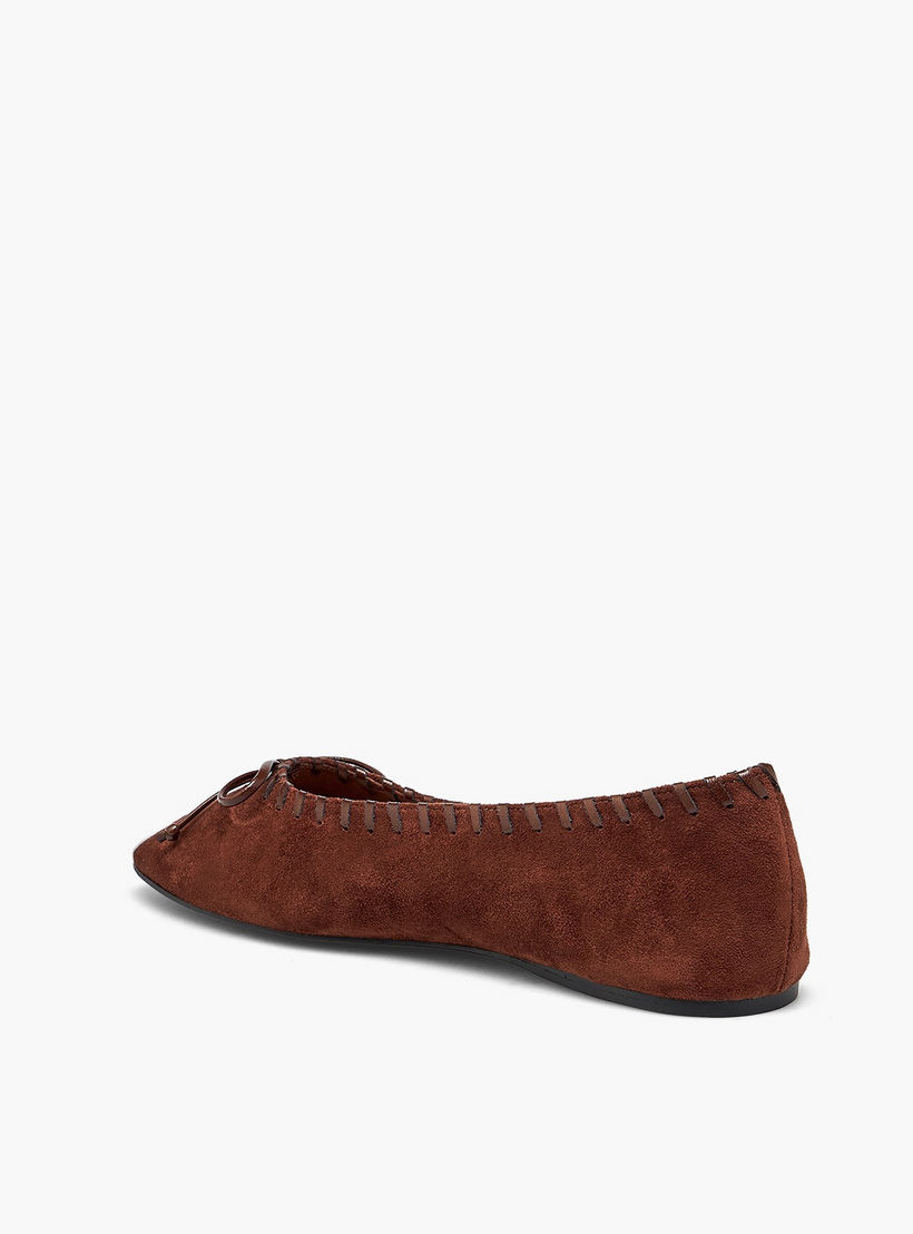 حذاء باليرينا مزين بفيونكة للنساء من سيليست-women-shoes-ballerinas-image-5