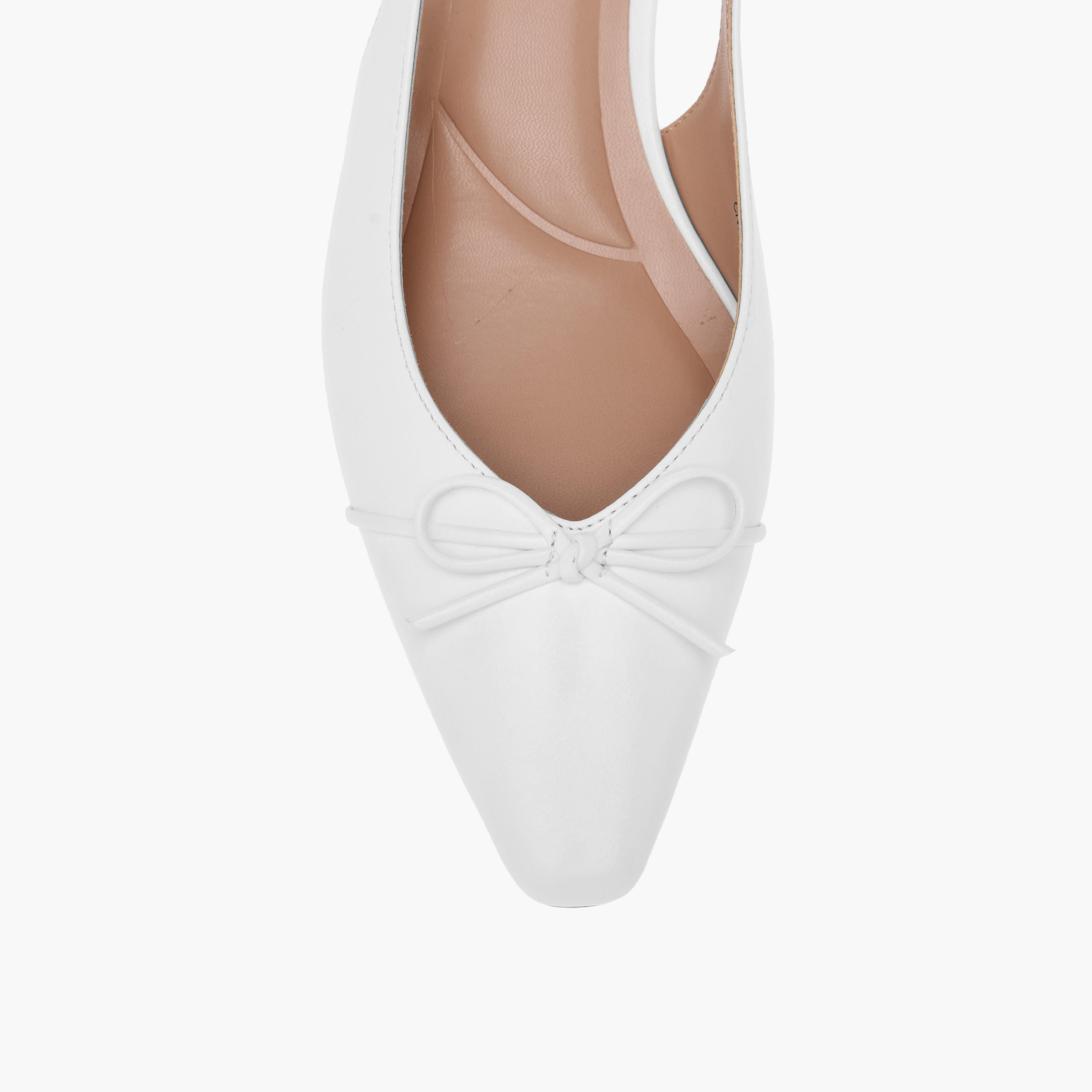Celeste Women's Solid Slingback Shoes with Bow Accent and Kitten Heels-women-shoes-heels-image-4
