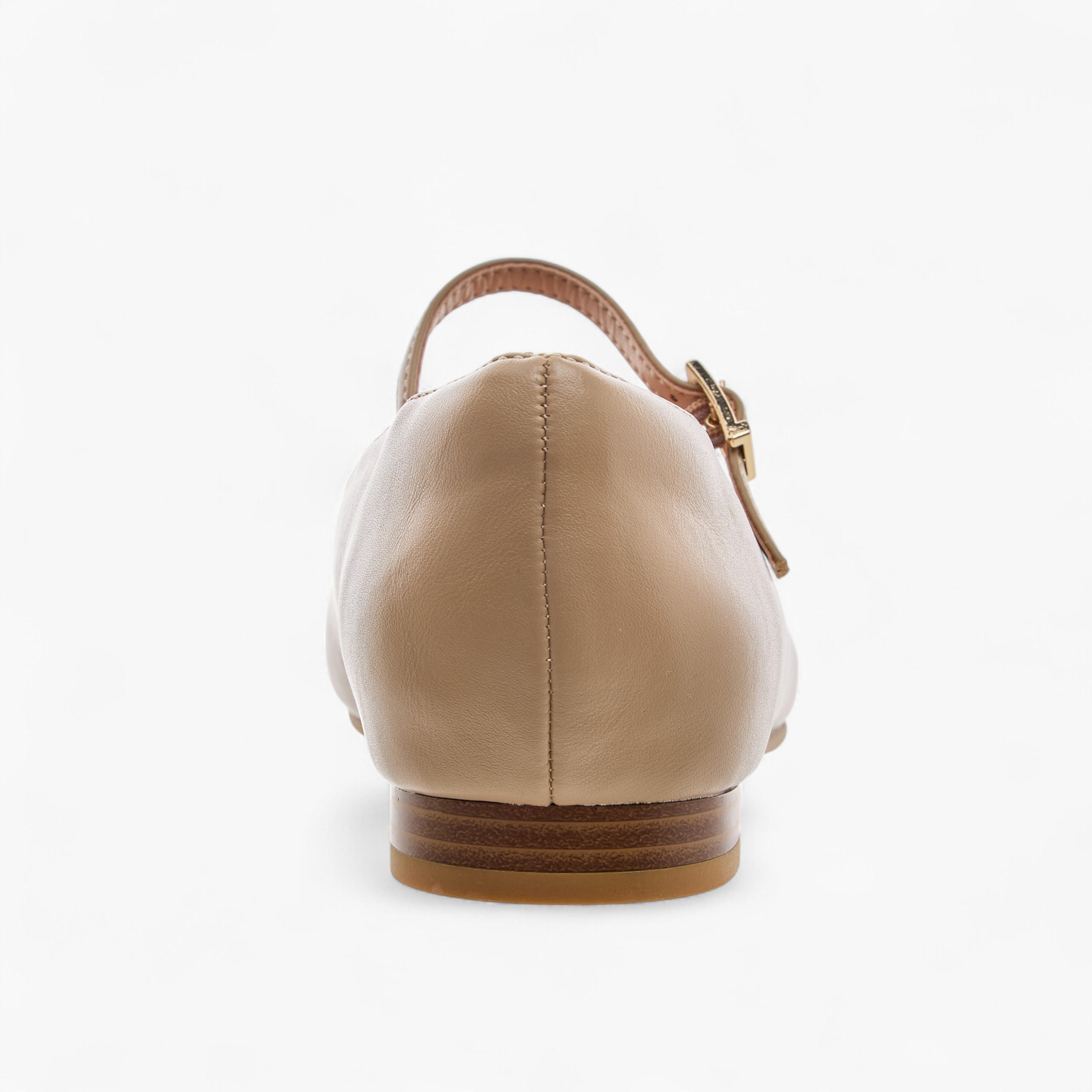 حذاء باليرينا سادة بمقدمة مربعة وإبزيم إغلاق من سيليست-women-shoes-ballerinas-image-5