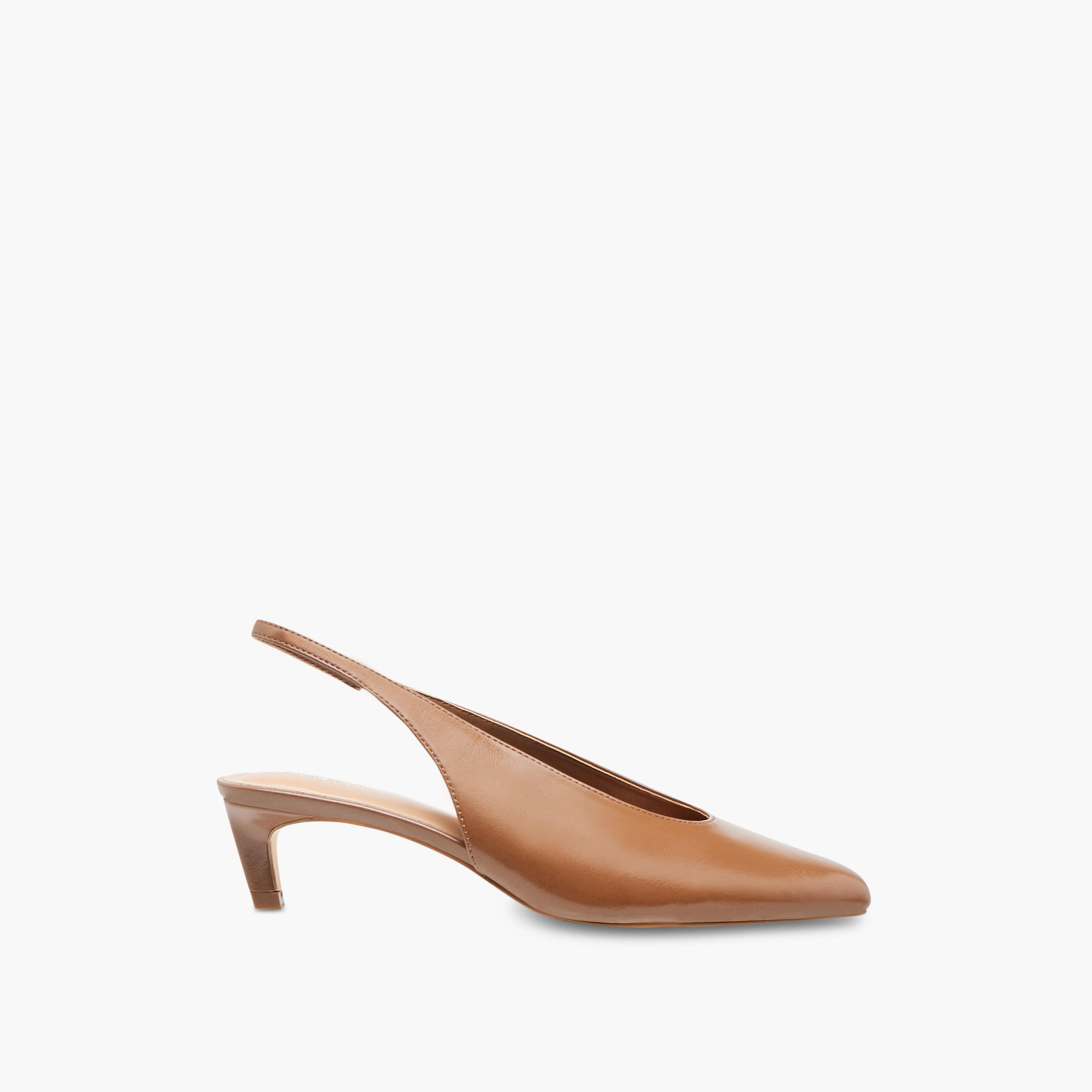 Celeste Women's Solid Slingback Pointed Toe Shoes with Kitten Heels-women-shoes-heels-image-3