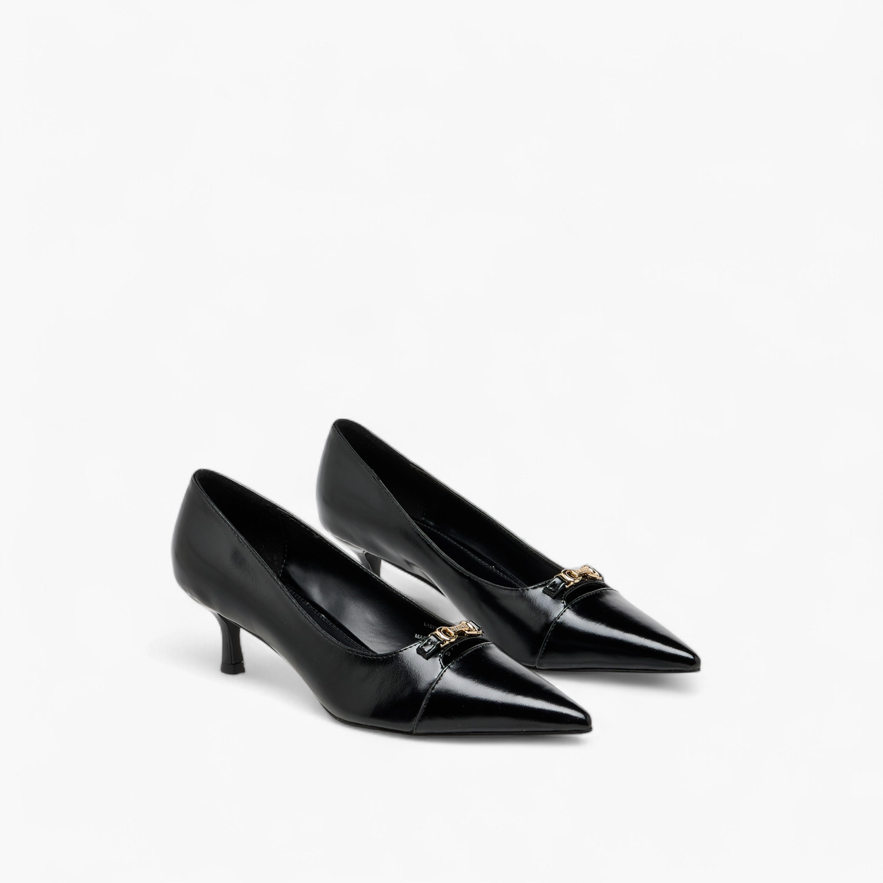 Celeste Women's Solid Slip-On Pumps with Kitten Heels-women-shoes-heels-image-1