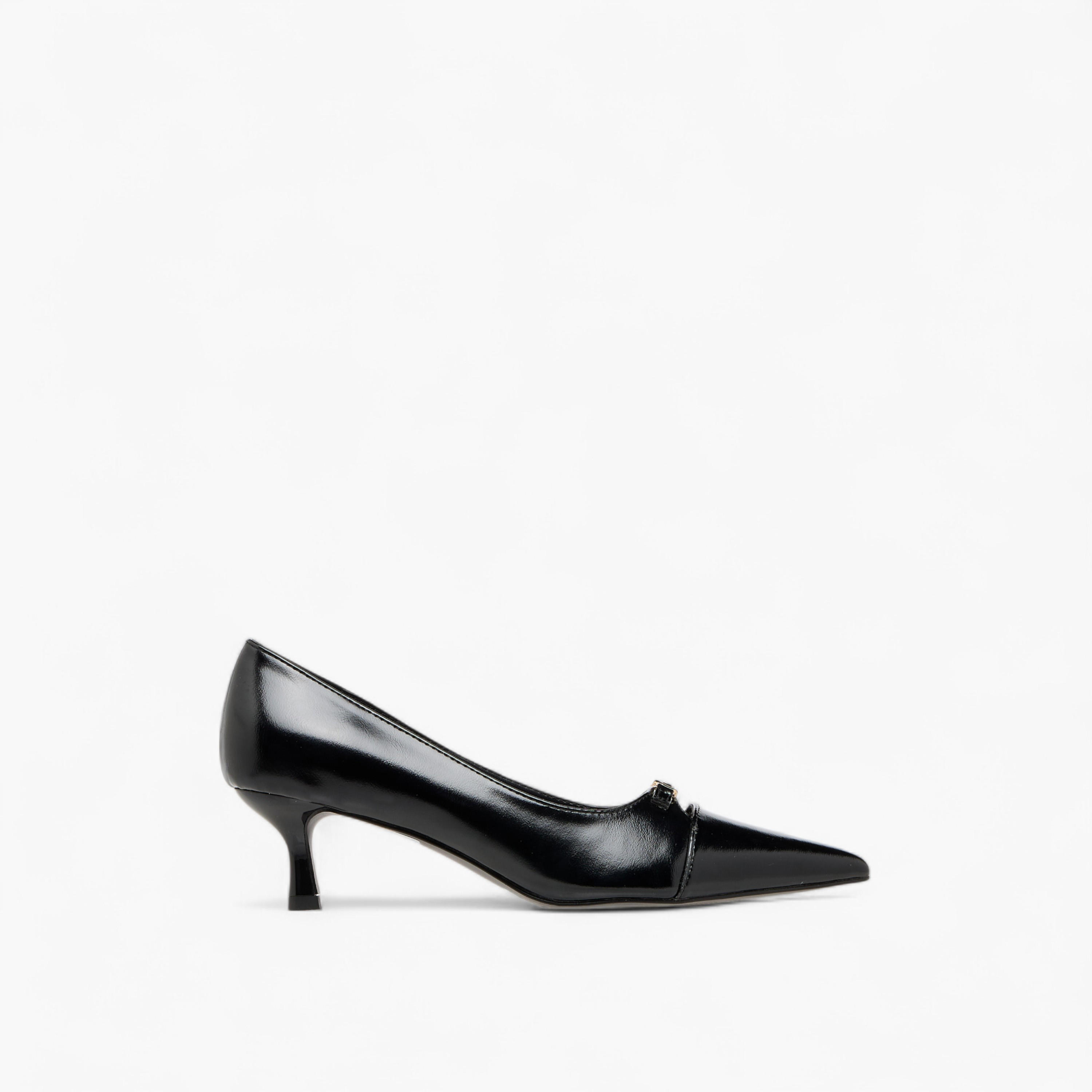 Celeste Women's Solid Slip-On Pumps with Kitten Heels-women-shoes-heels-image-3