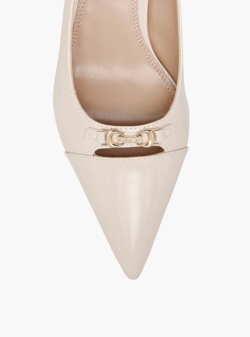 حذاء كلاسيكي سهل الارتداء سادة بكعب صغير من سيليست-women-shoes-heels-image-5