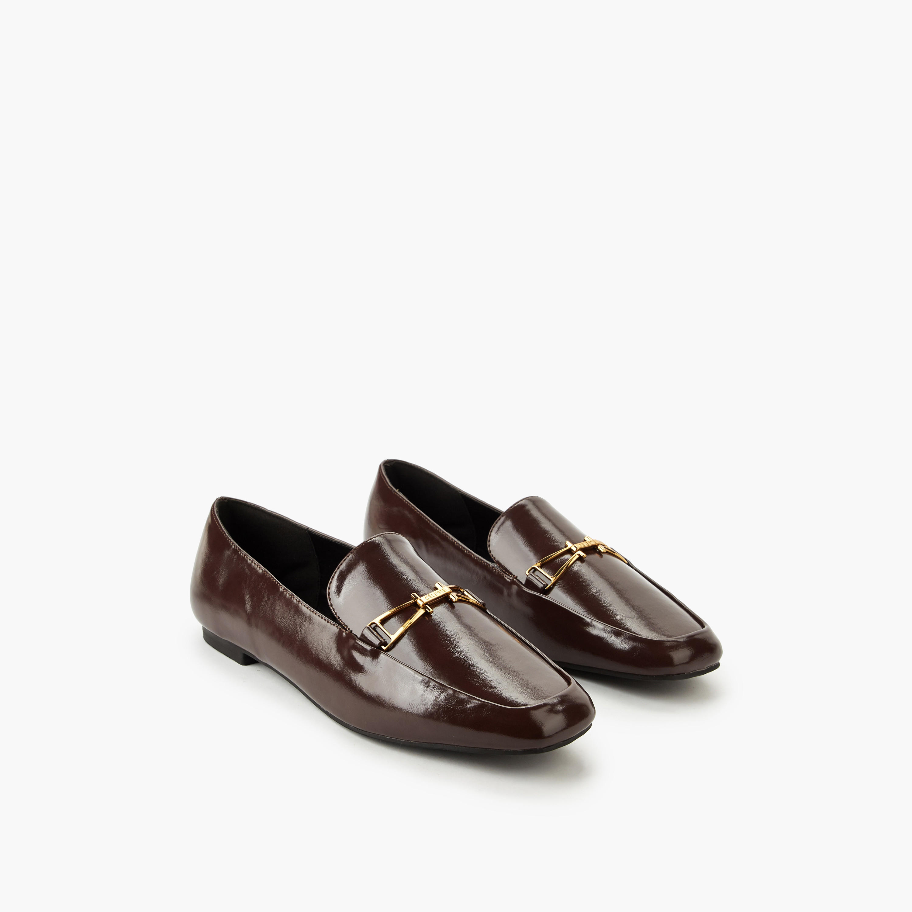 Celeste Women Metal Accent Loafers-women-shoes-flats-loafers-image-1