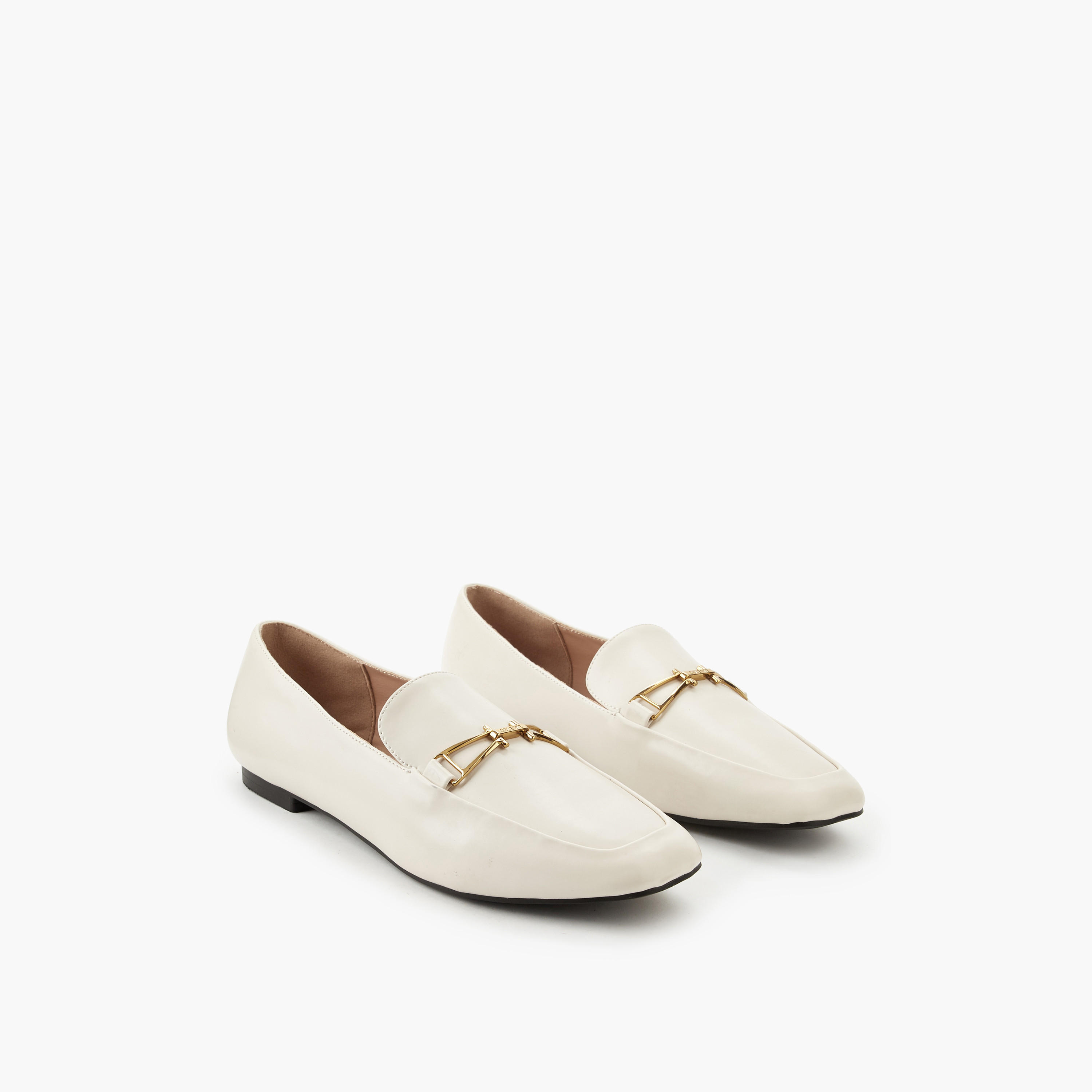 Celeste Women Metal Accent Loafers-women-shoes-flats-loafers-image-1