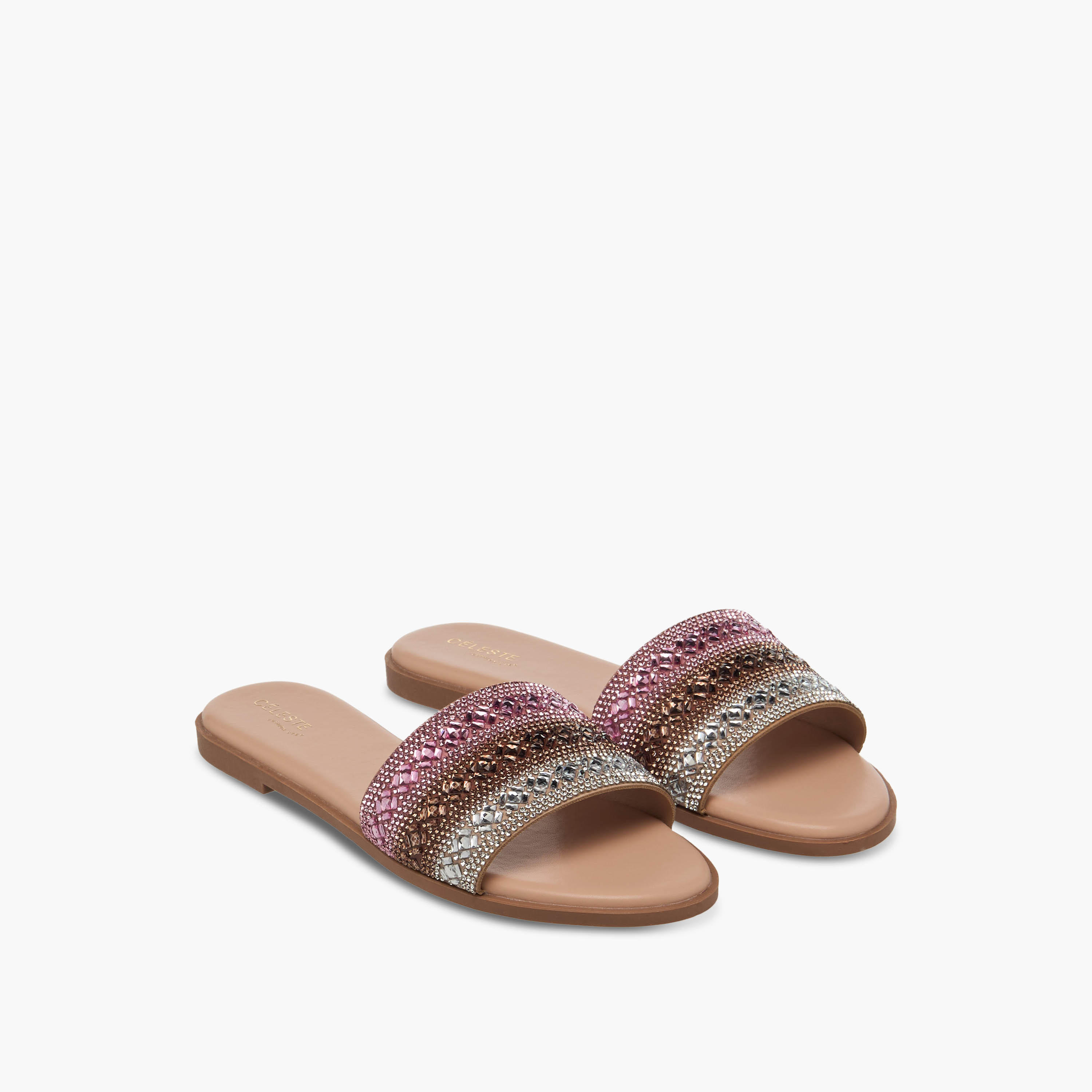 Celeste Women Embellished Slip-On Sandals-women-shoes-flats-sandals-image-1