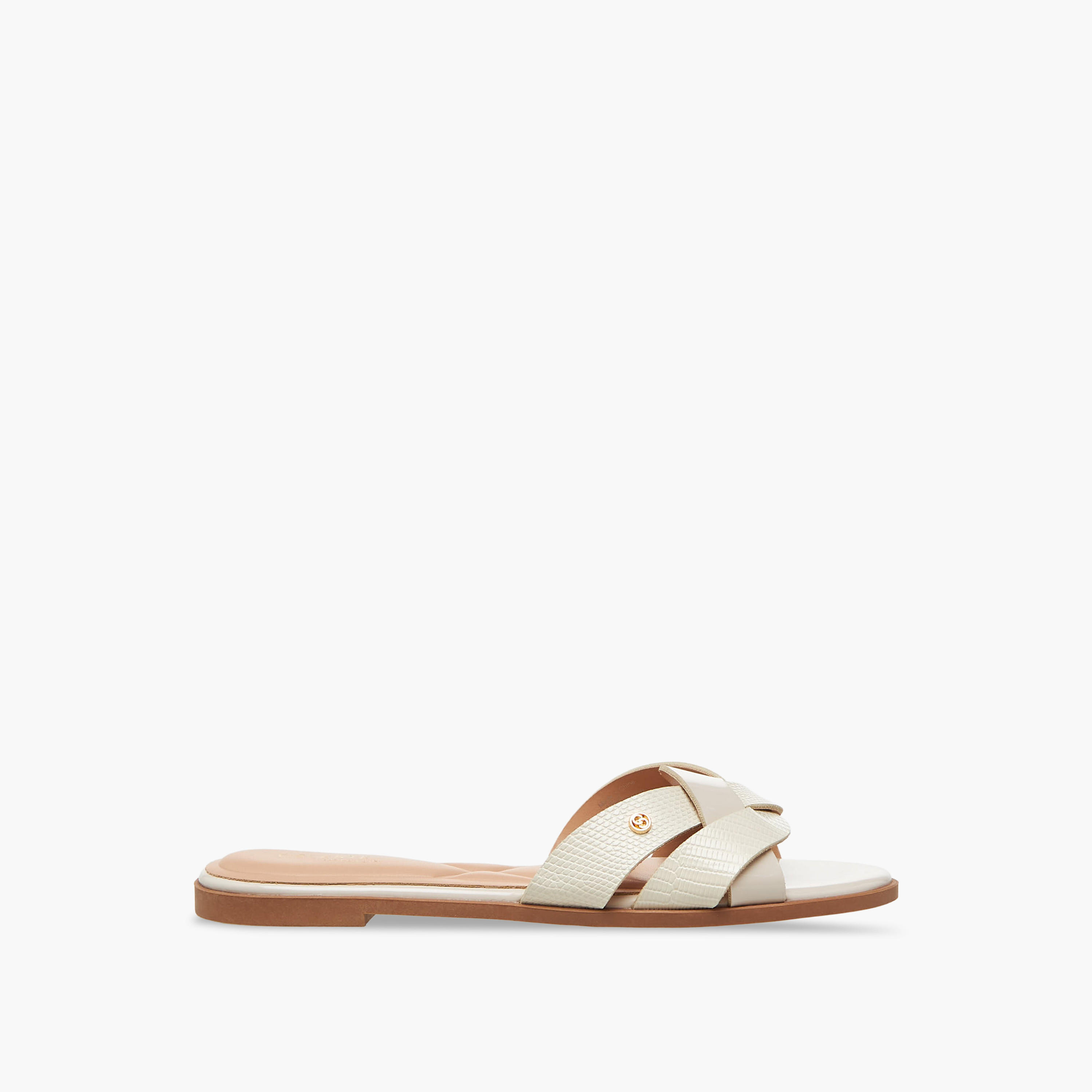 Celeste Women Textured Knot Slide Sandals-women-shoes-flats-sandals-image-3