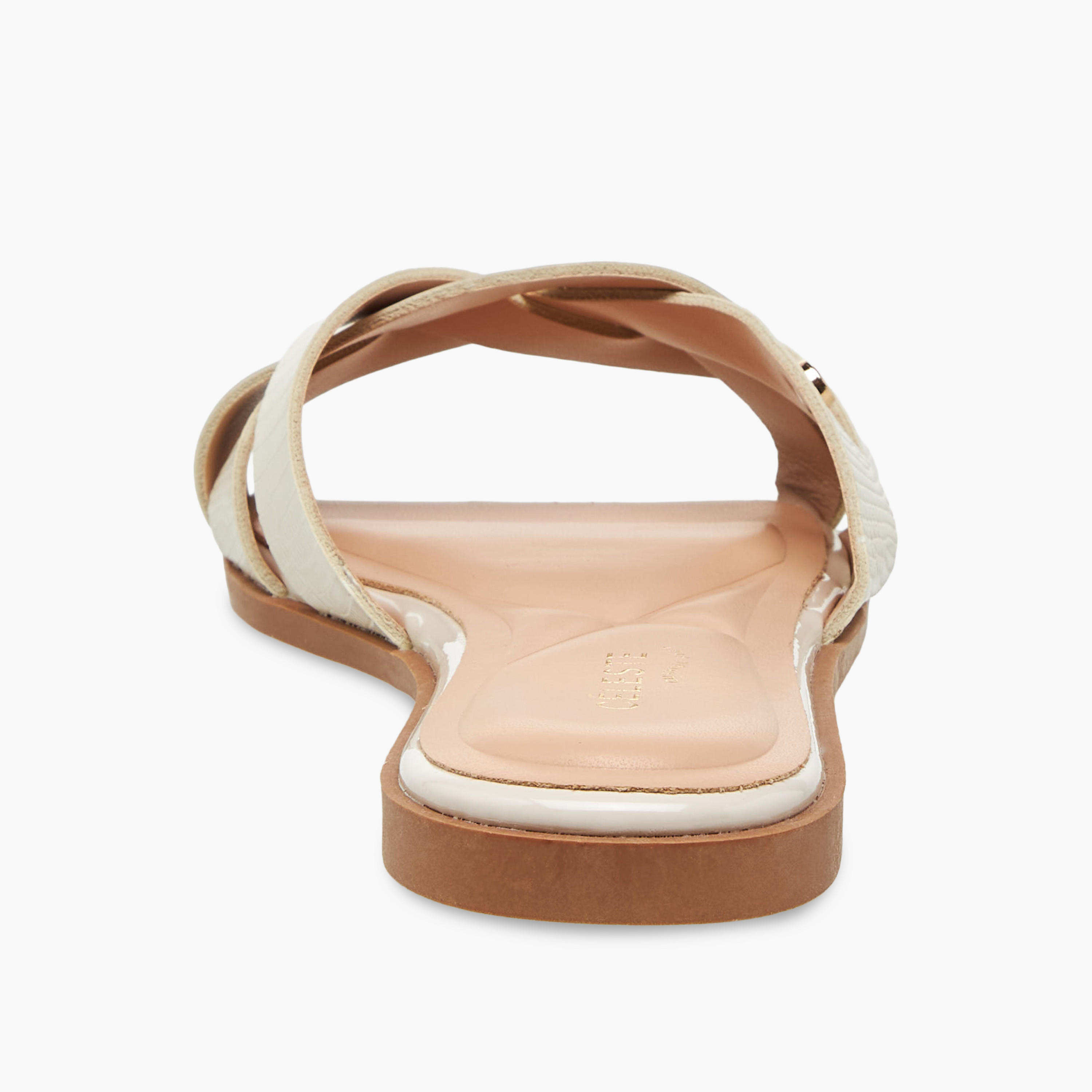 Celeste Women Textured Knot Slide Sandals-women-shoes-flats-sandals-image-5