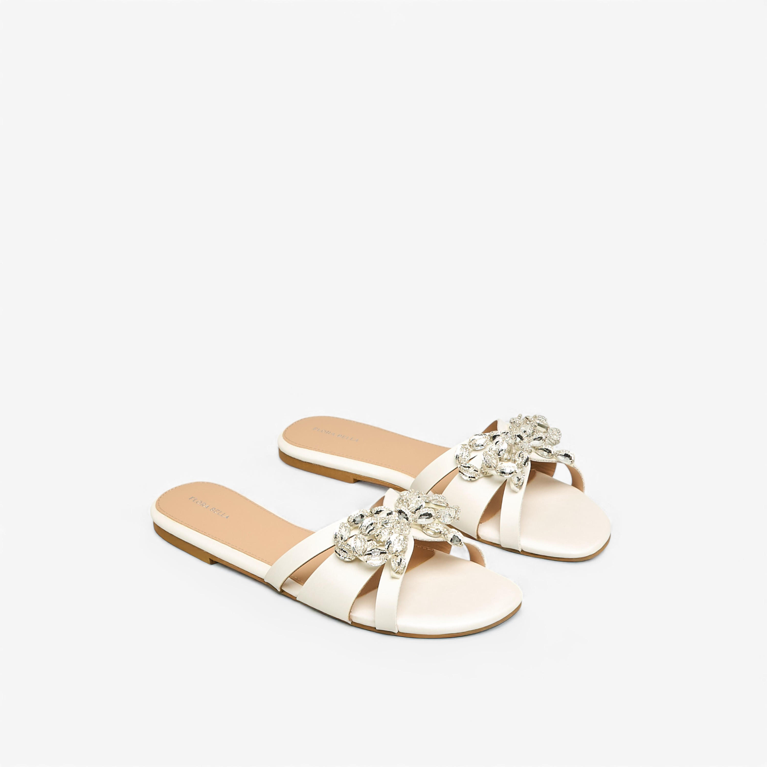 Flora Bella Women Embellished Slip-On Flat Sandals-women-shoes-flats-sandals-image-1