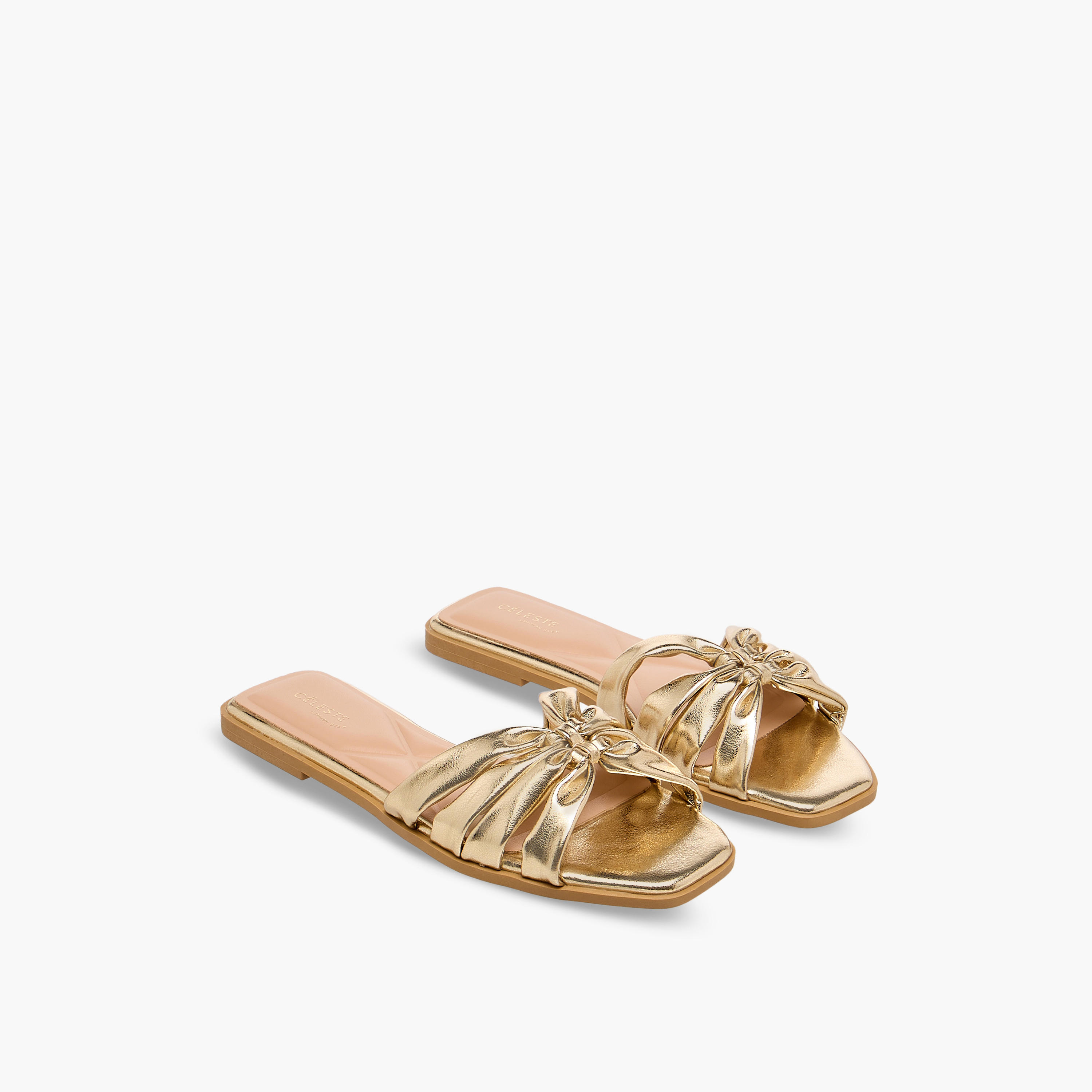 Celeste Women Textured Flat Sandals-women-shoes-flats-sandals-image-1