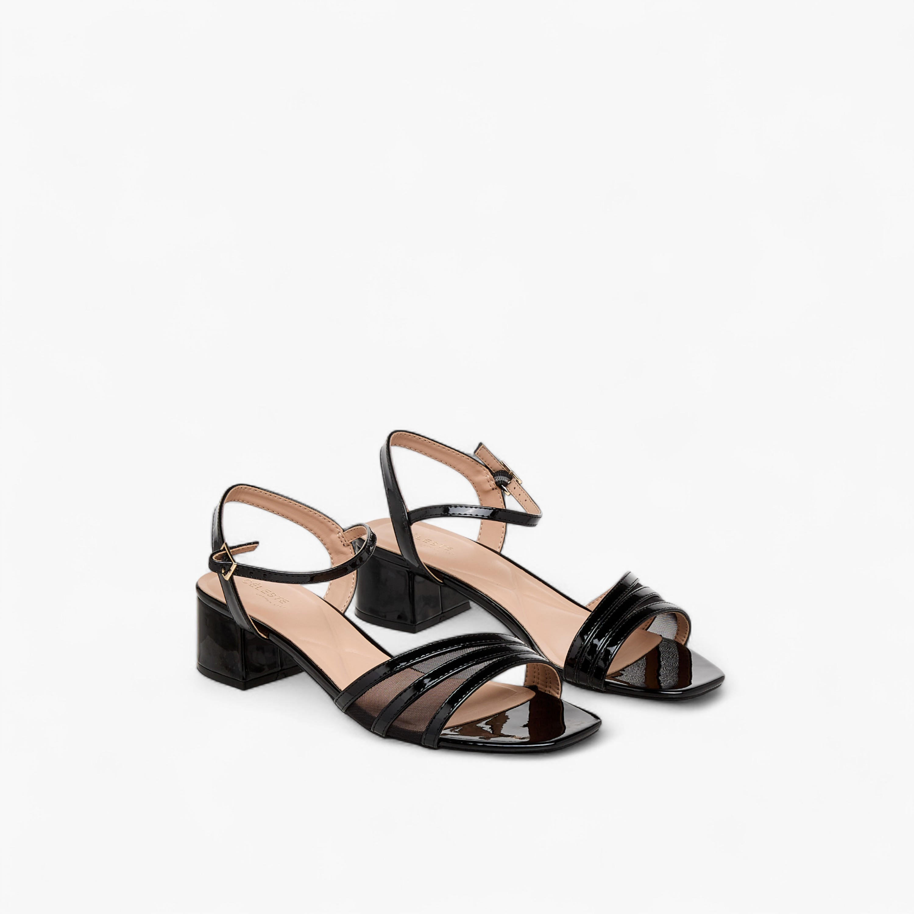 صندل بحزام كاحل وكعب سميك للنساء من سيلست-women-shoes-sandals-heeled-image-1