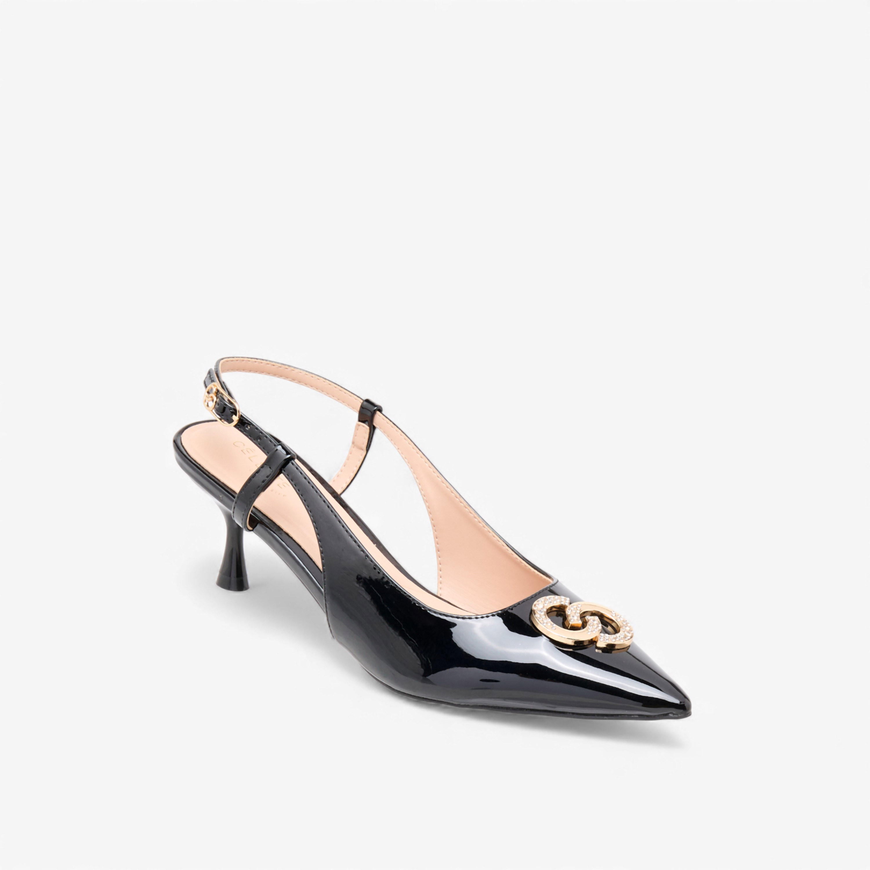 Celeste Women Embellished Kitten Heel Shoes-women-shoes-heels-image-2