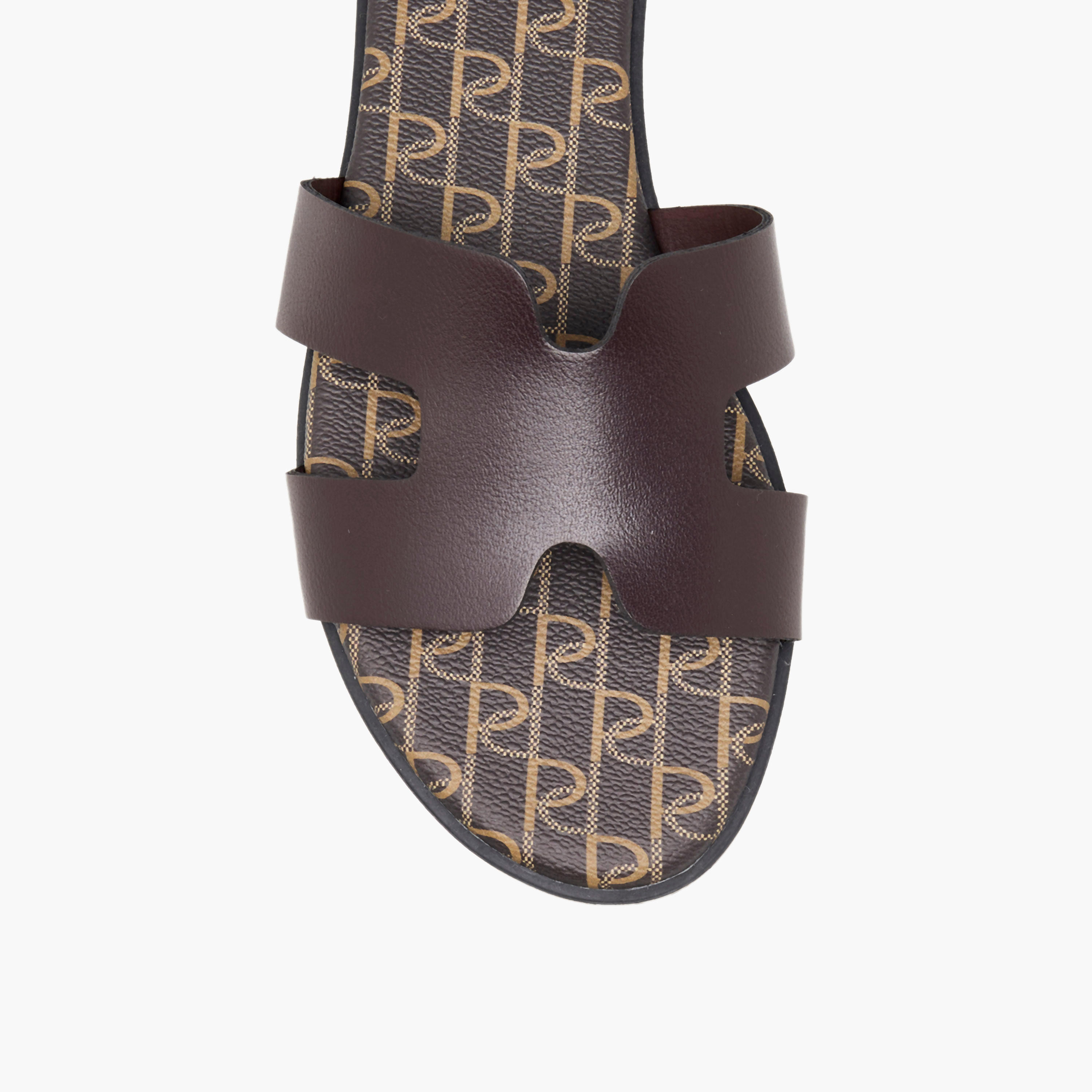 Paprika Women Monogram Print Sandals-women-shoes-flats-sandals-image-4