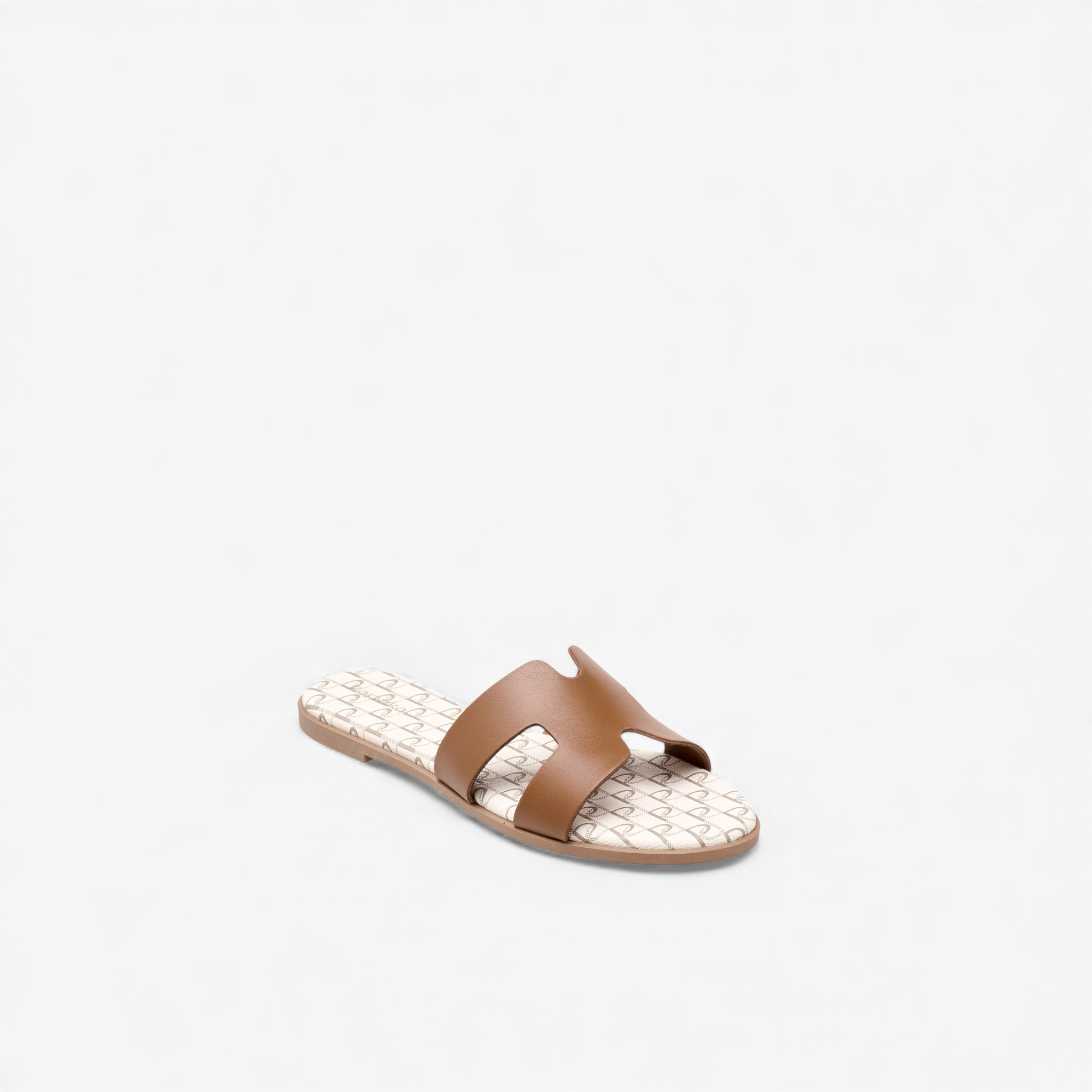 Paprika Women Monogram Print Sandals-women-shoes-flats-sandals-image-2