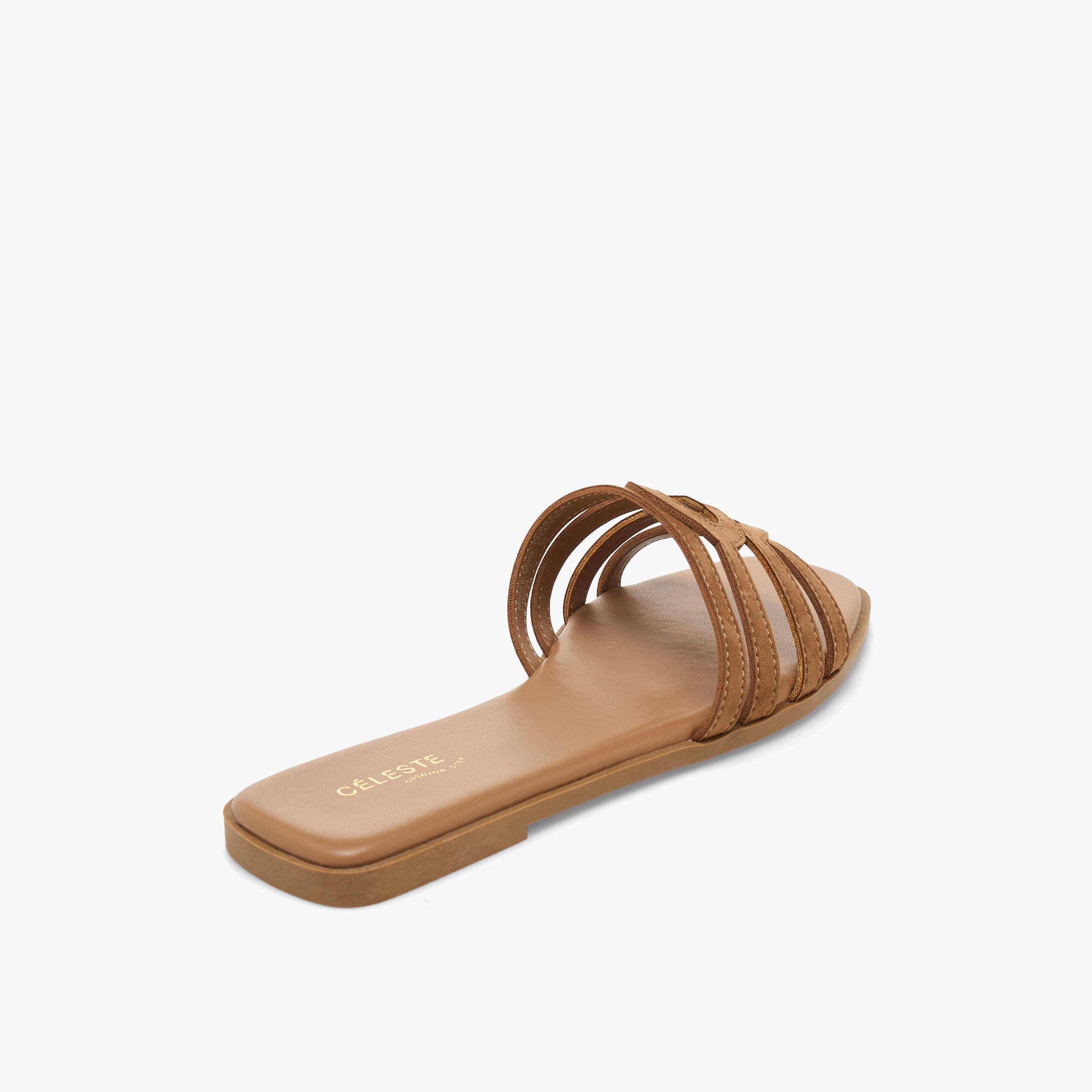صندل جلد سويدي بأحزمة سهل الارتداء للنساء من سيليست-women-shoes-sandals-flats-image-6