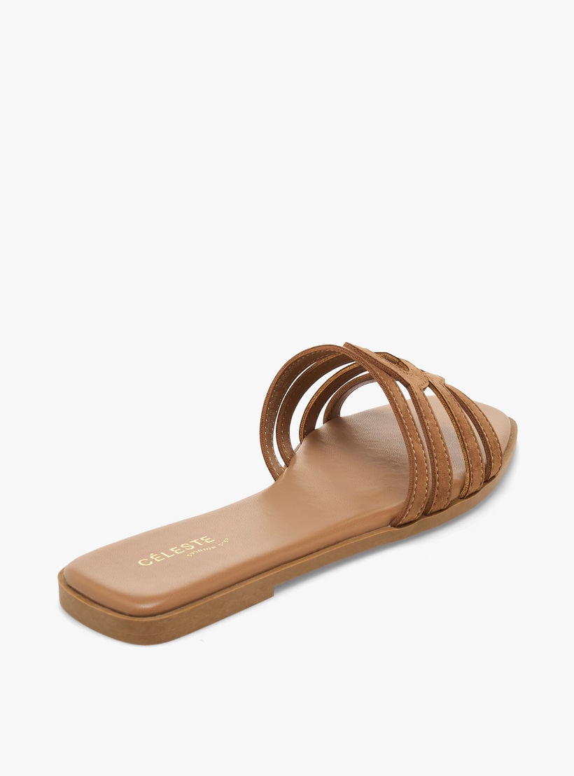 صندل جلد سويدي بأحزمة سهل الارتداء للنساء من سيليست-women-shoes-sandals-flats-image-6