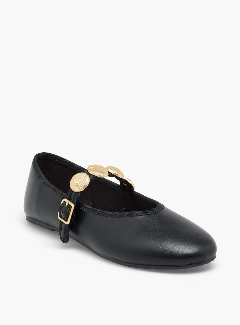 حذاء ماري جين مزين للنساء من سيليست-women-shoes-ballerinas-image-2