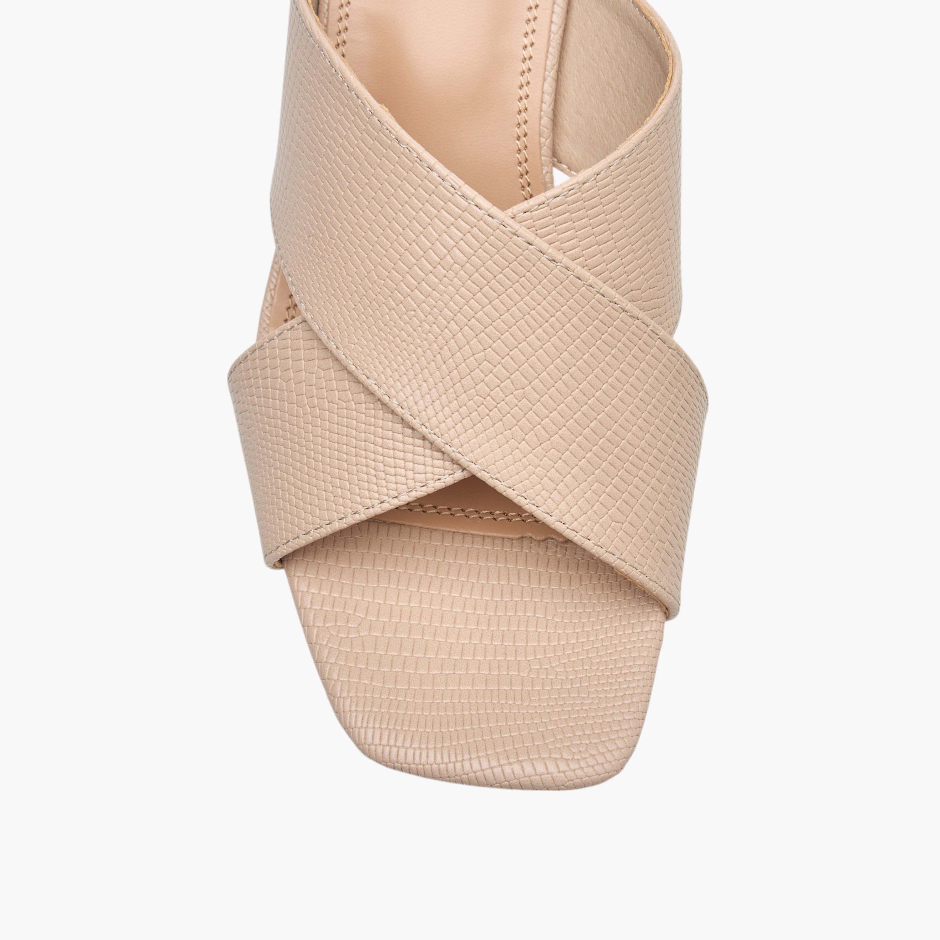 Celeste Women's Textured Cross-Strap Slip-On Sandals with Block Heels-women-shoes-sandals-heeled-image-4