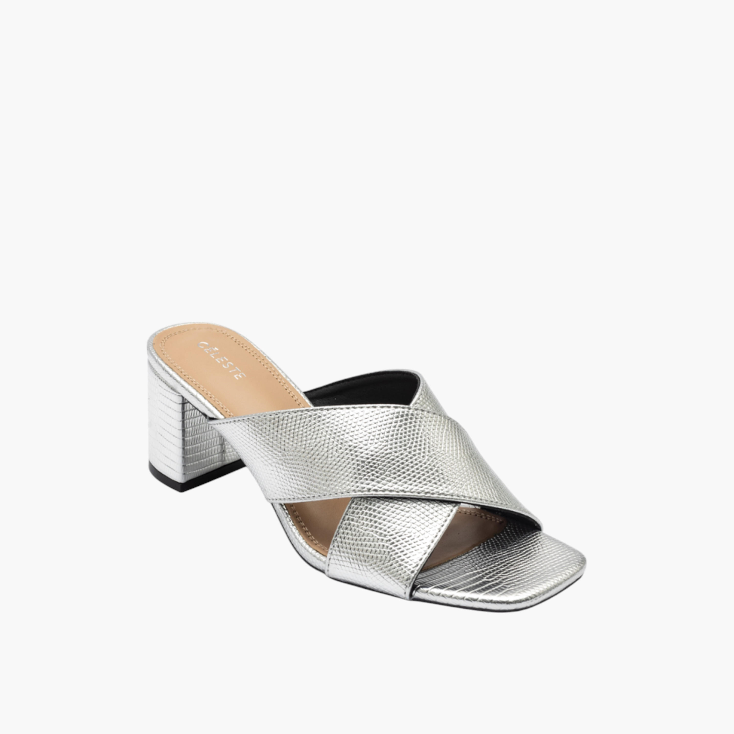 Celeste Women's Textured Cross-Strap Slip-On Sandals with Block Heels-women-shoes-sandals-heeled-image-2