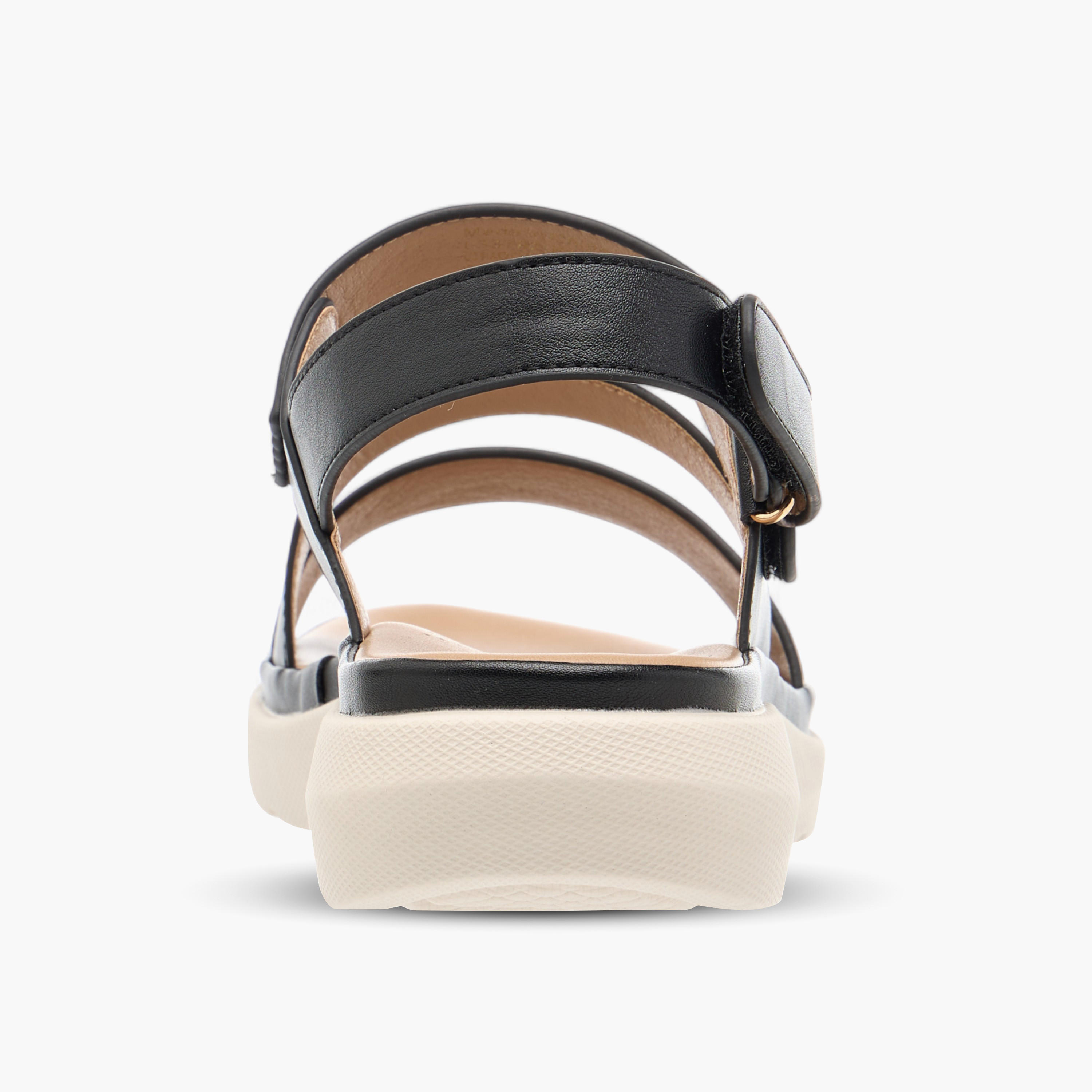 صندل مريح سادة بشريط إغلاق لاصق من فلورا بيلا-women-shoes-flats-sandals-image-4