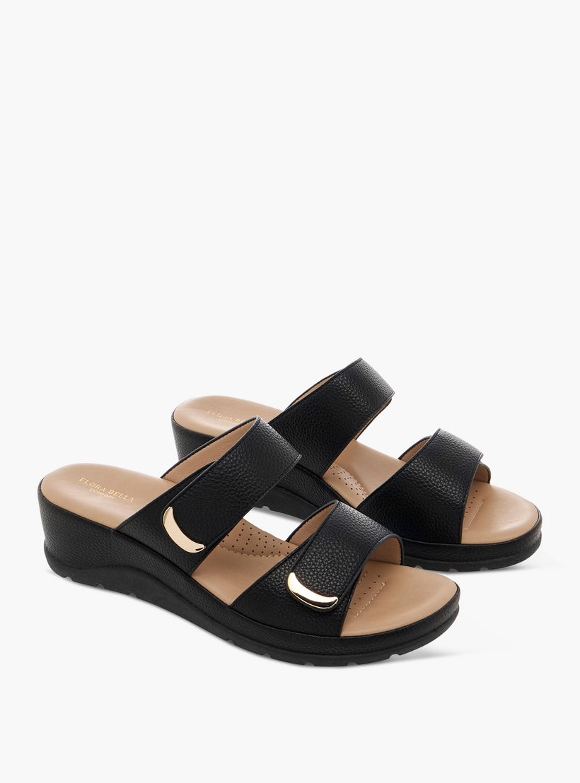 صندل مريح سهل الارتداء بارز الملمس من فلورا بيلا-women-shoes-sandals-heeled-image-1