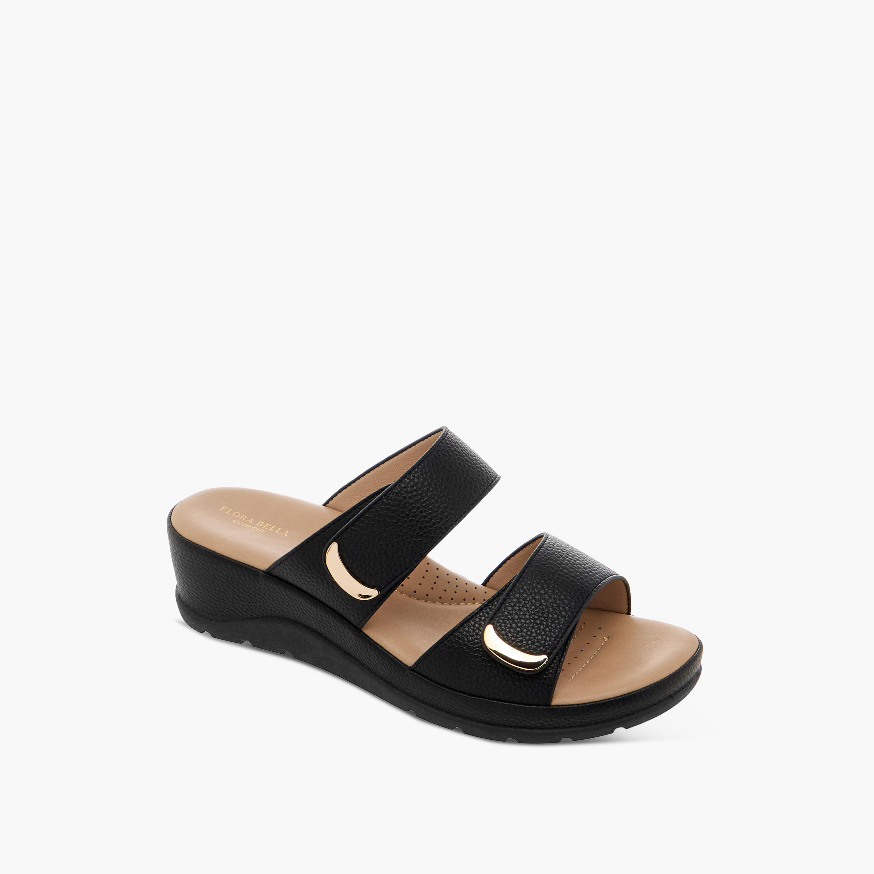 صندل مريح سهل الارتداء بارز الملمس من فلورا بيلا-women-shoes-sandals-heeled-image-2
