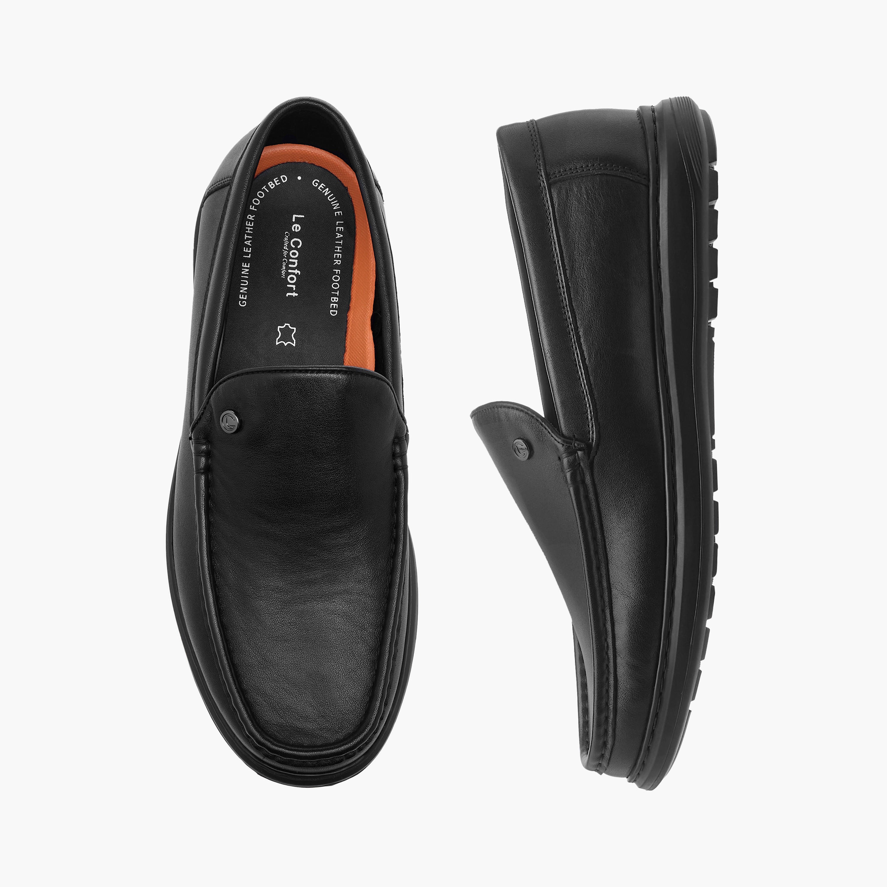 Le Confort Solid Slip-On Comfort Moccasins-men-shoes-loafersandmoccasins-image-1