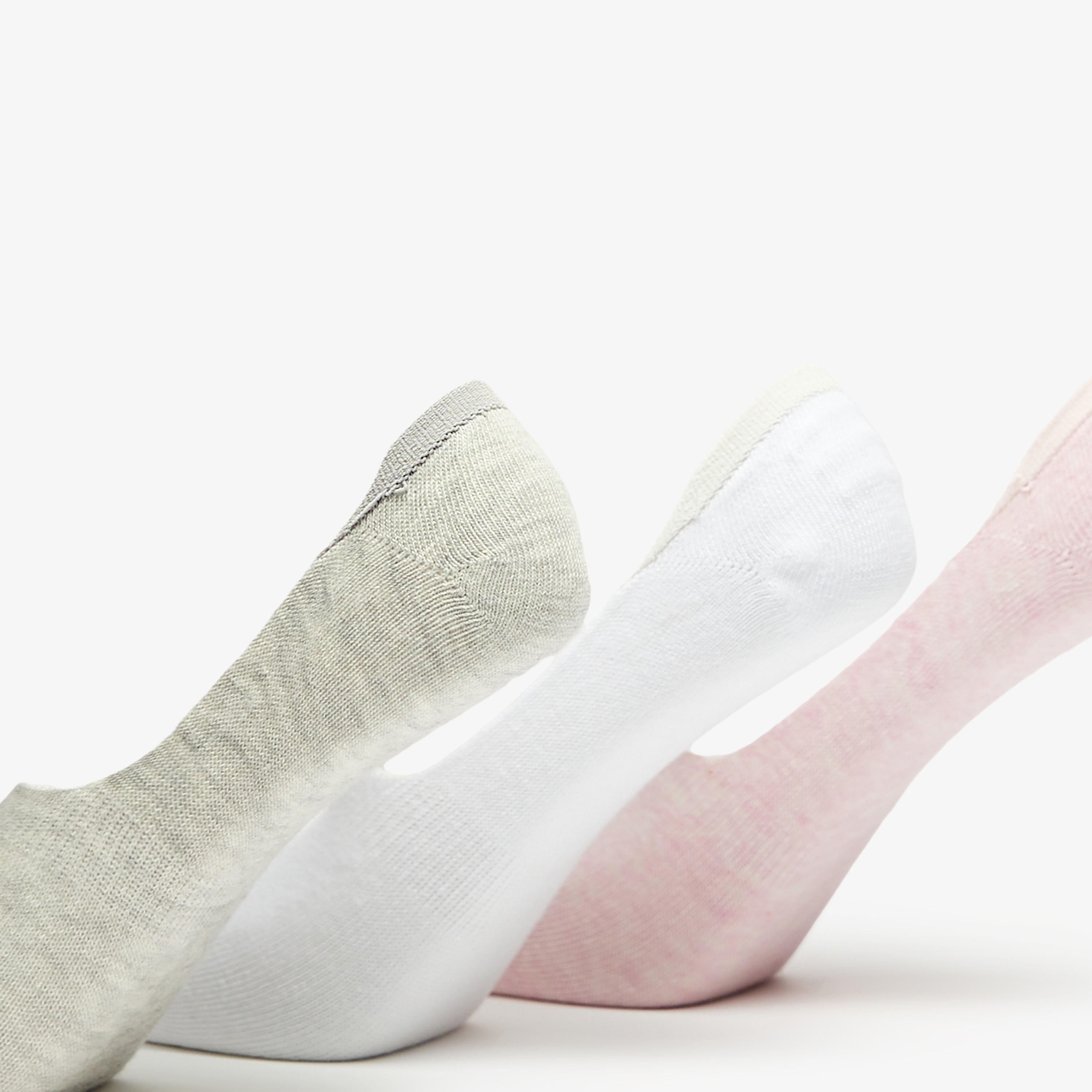 Gloo Solid No Show Socks - Set of 3-women-socksandstockings-image-5