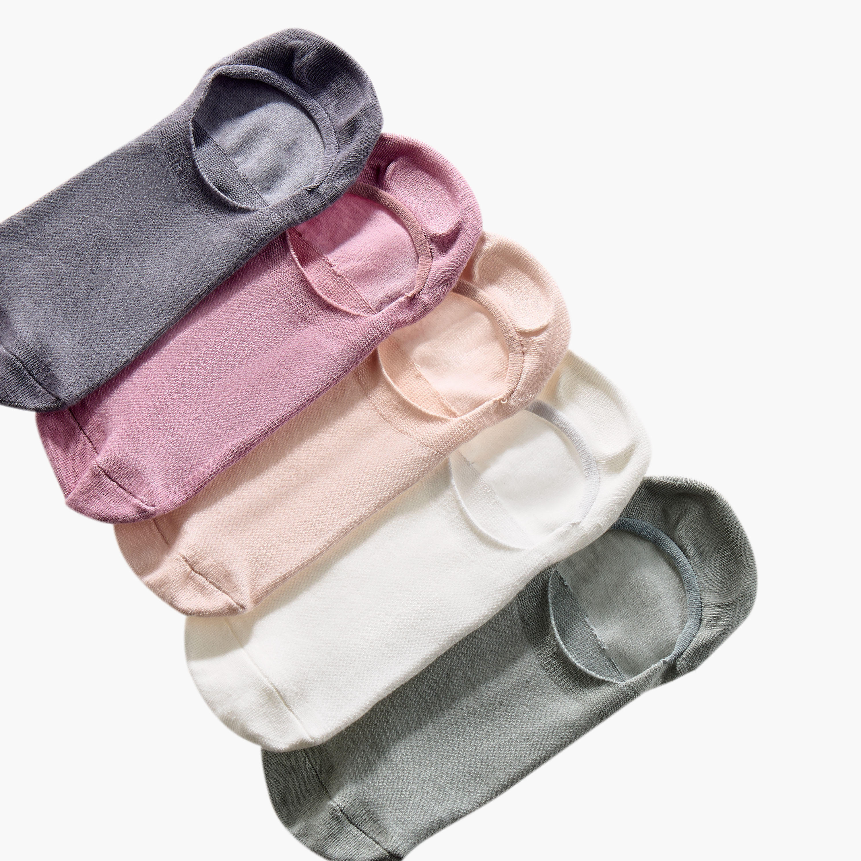 Gloo Solid No Show Socks - Set of 5-women-socksandstockings-image-4
