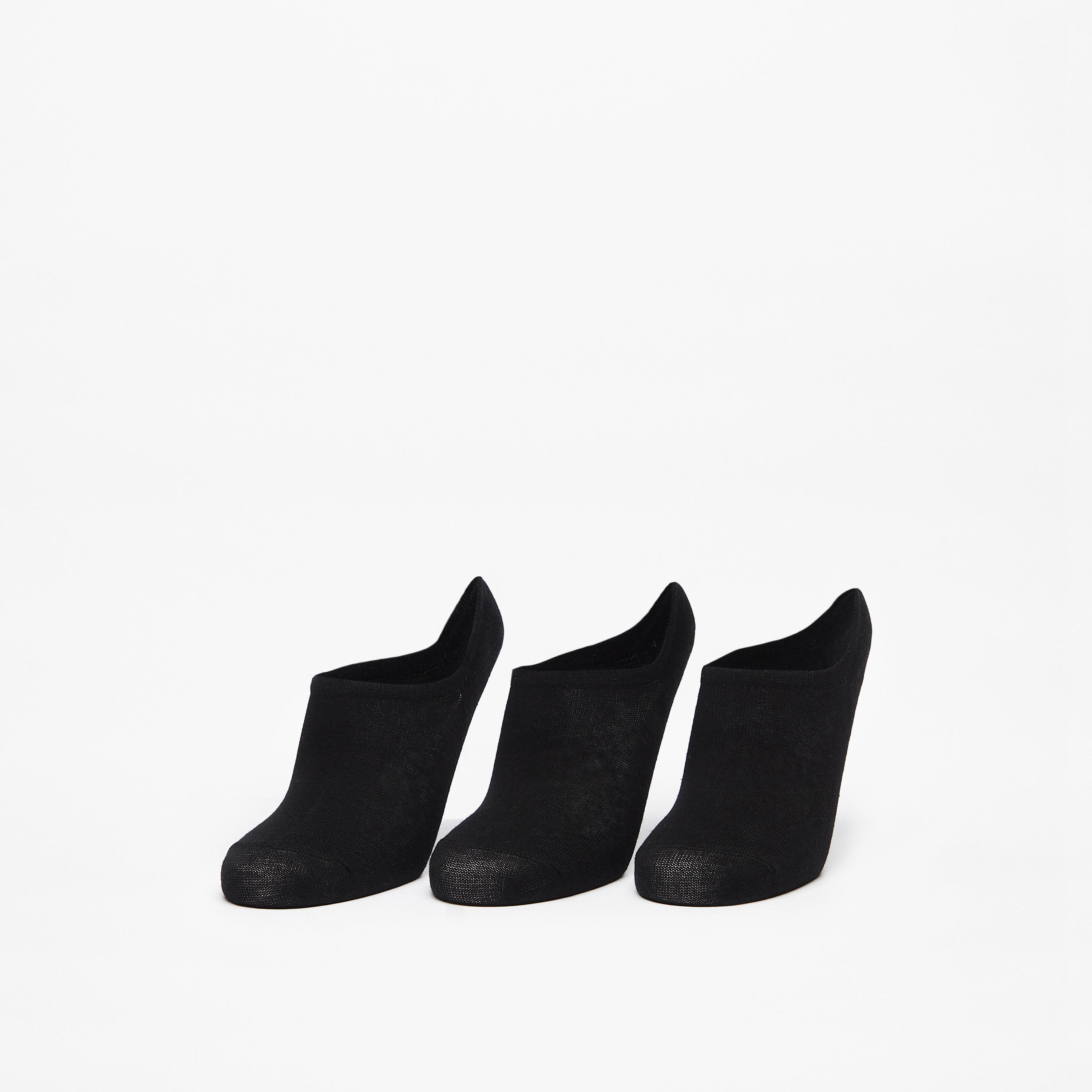 Gloo Solid No Show Socks - Set of 3-women-socksandstockings-image-1