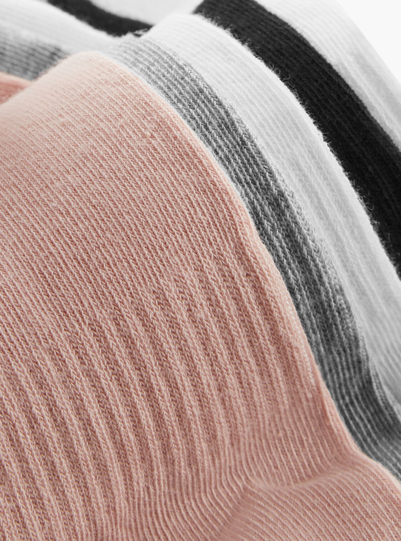 Gloo Solid Ankle Length Socks - Set of 5-women-socksandstockings-image-4