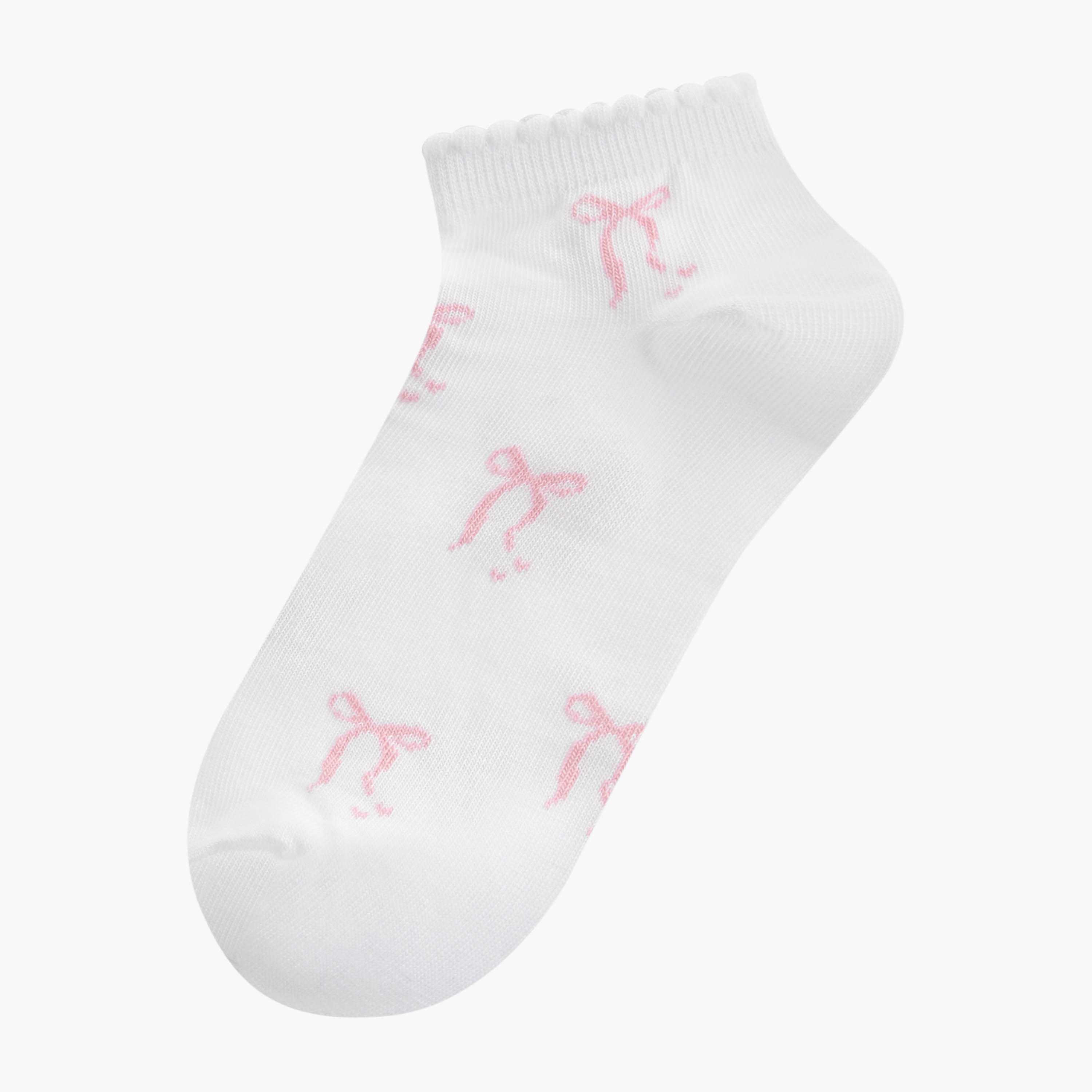 Gloo Pack of 5 Ankle Length Cotton Socks-women-socksandstockings-image-2