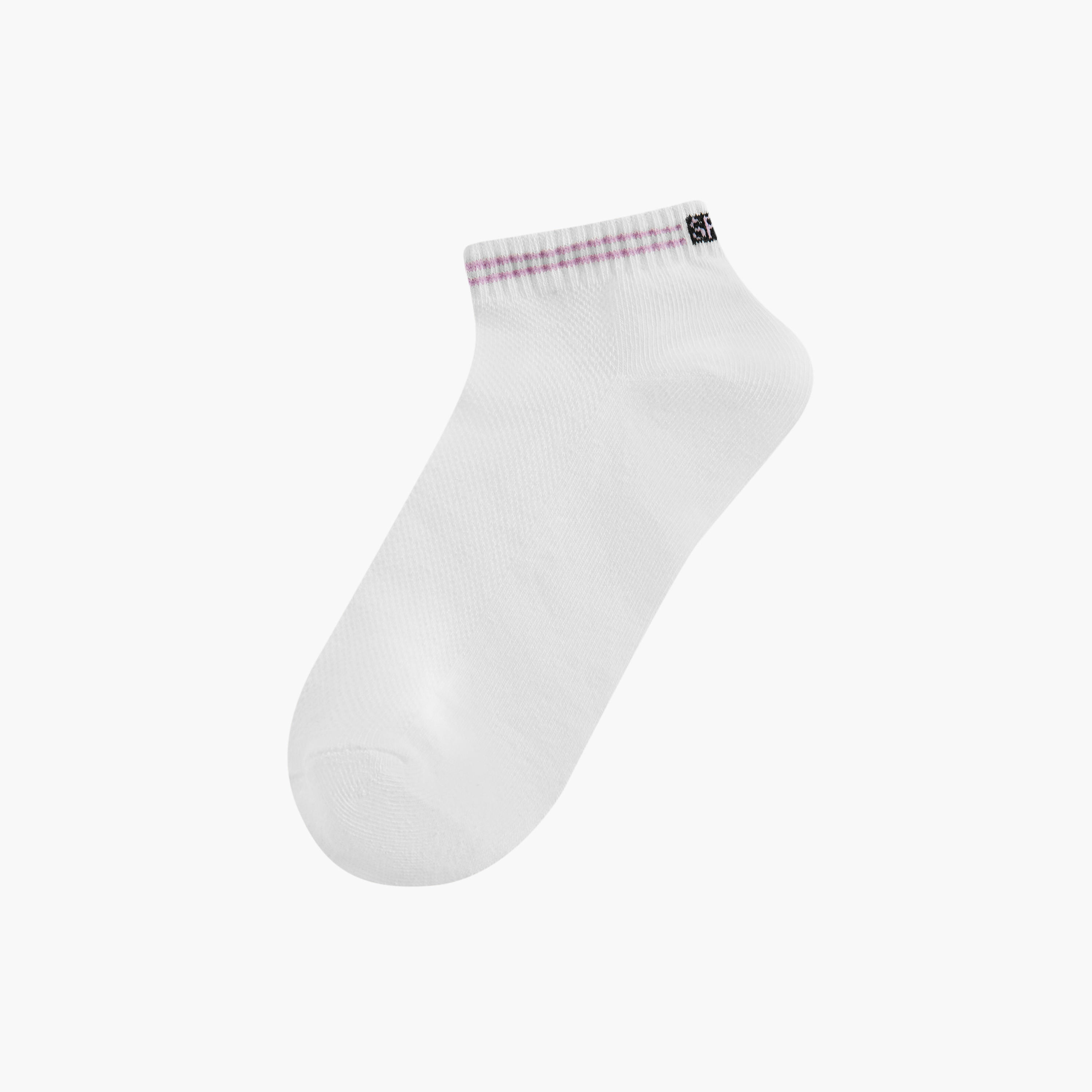 Gloo Assorted Ankle Length Socks - Set of 5-women-socksandstockings-image-2