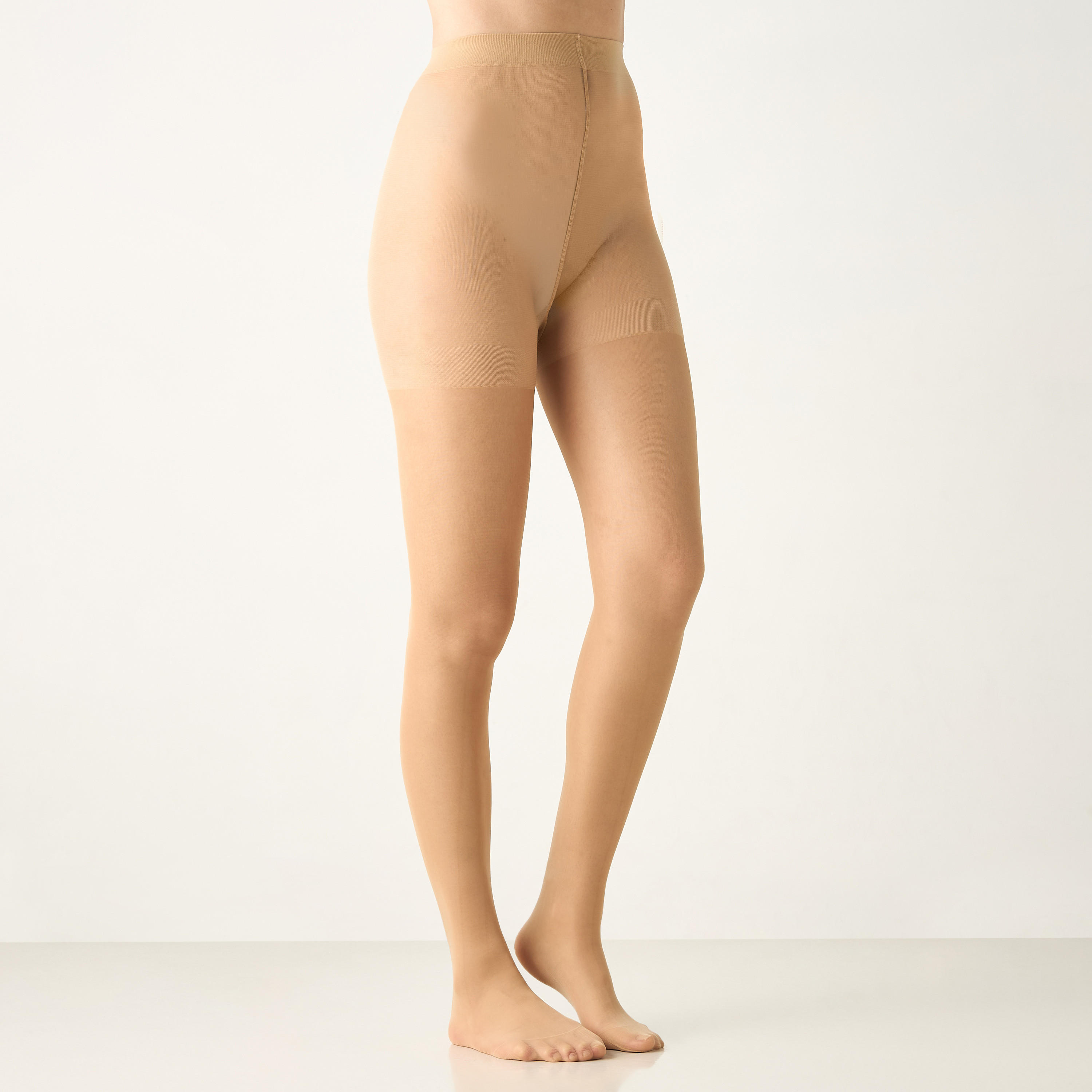 Celeste Solid Tights with Elasticated Waistband-women-socksandstockings-image-2