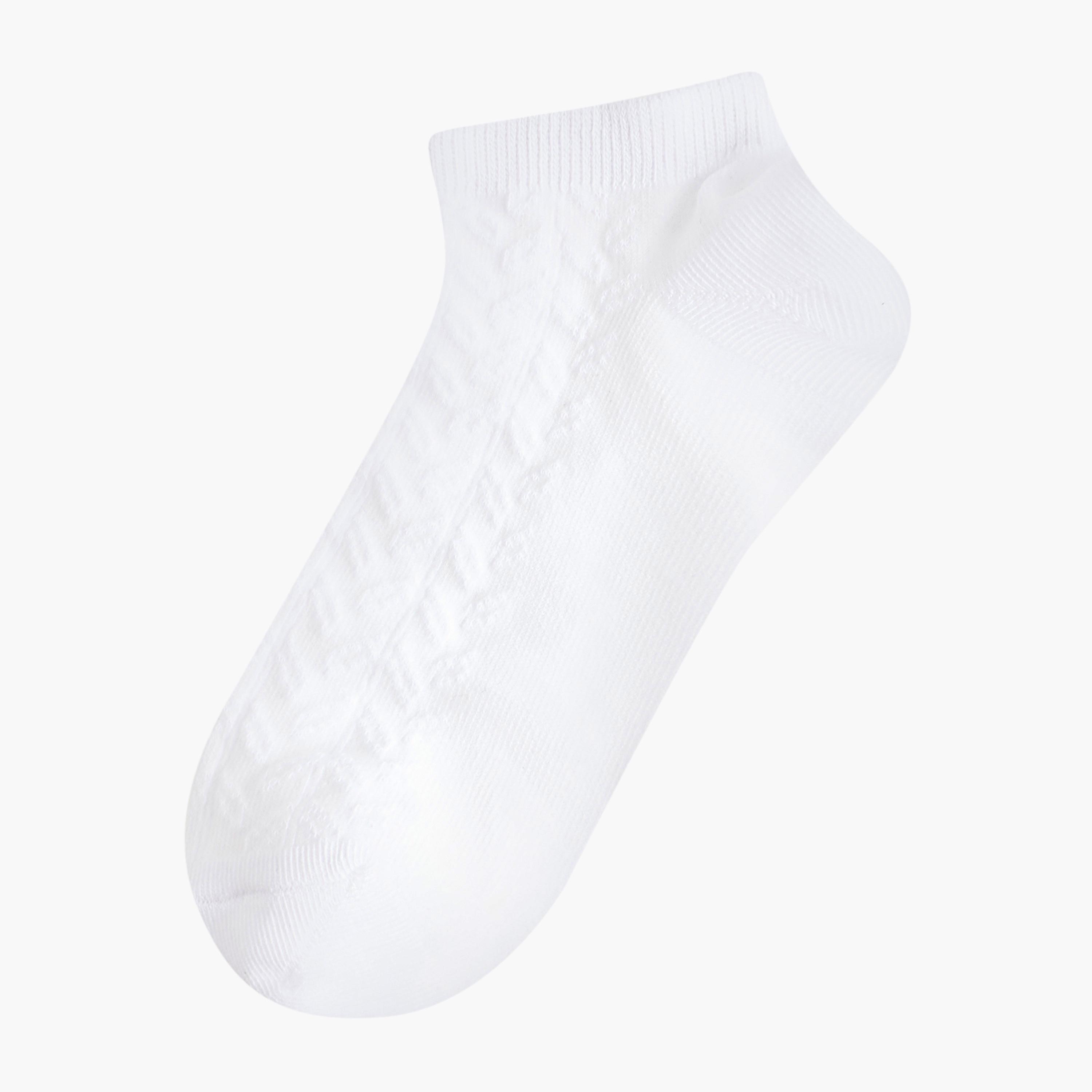 Flora Bella Pack of 5 Ankle Length Cotton Socks-women-socksandstockings-image-2