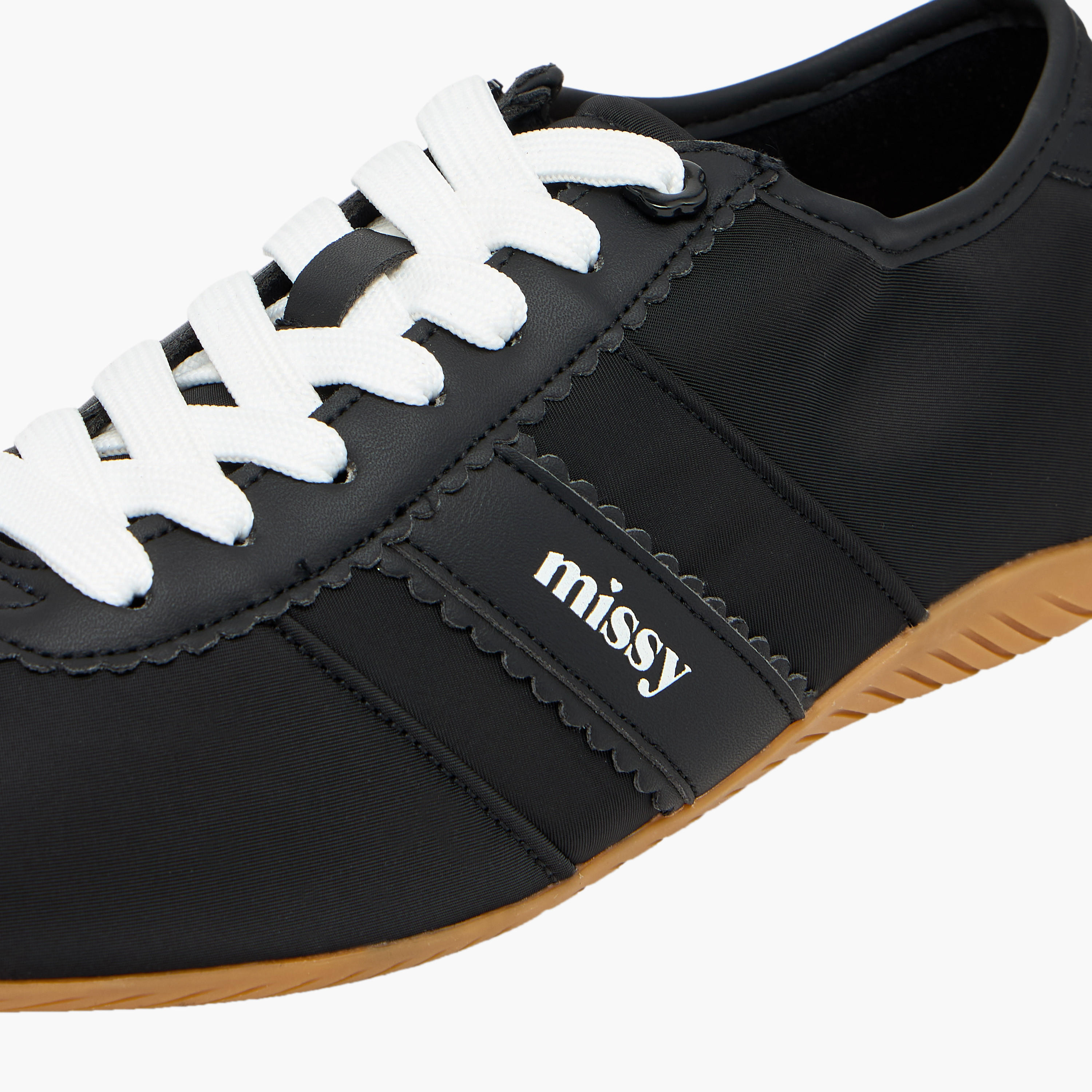 Missy Women Scallop Trim Lace-Up Ankle Sneakers-women-shoes-sneakers-image-4
