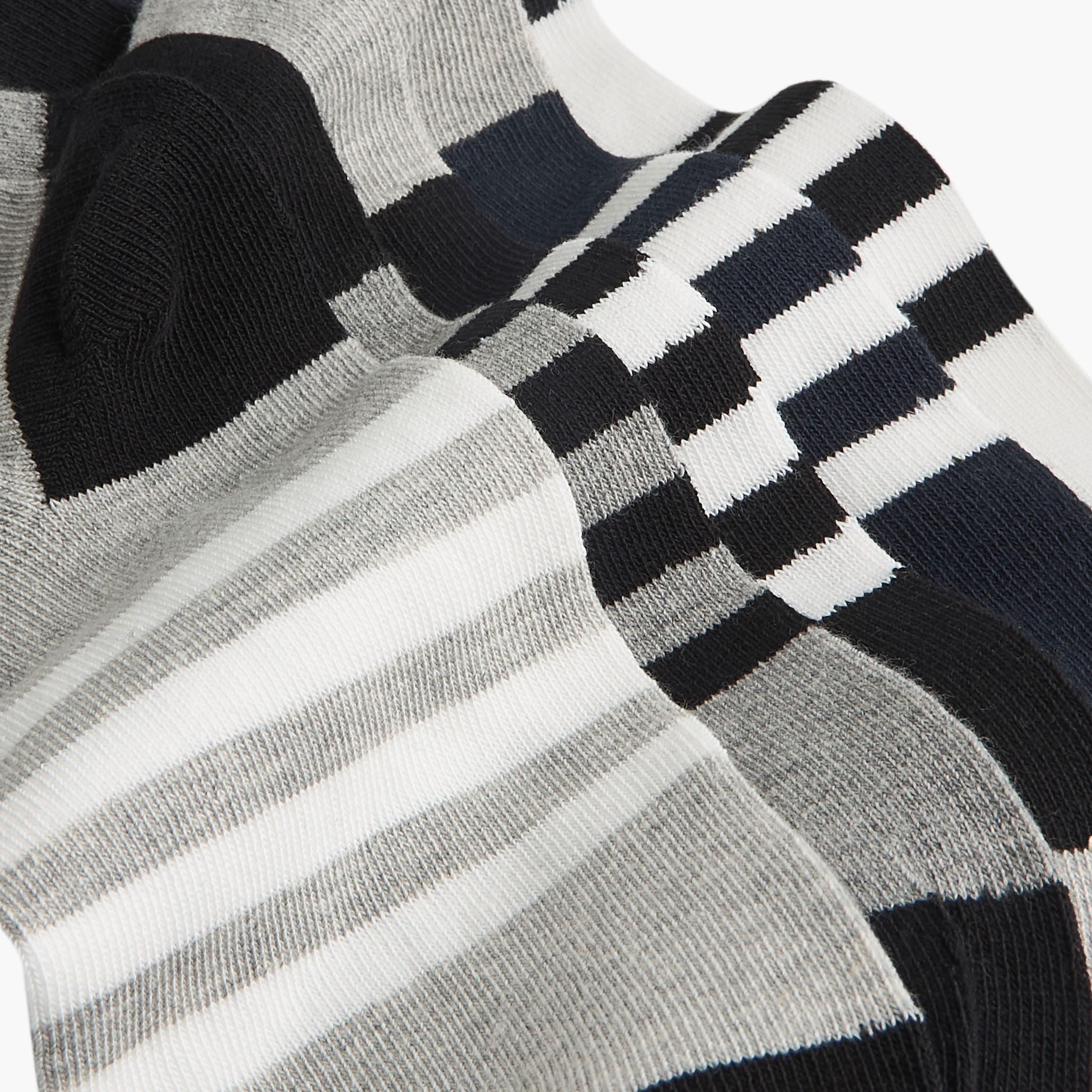 Lee Cooper Logo Print Non-Terry Ankle Length Socks - Set of 5-men-socks-image-4