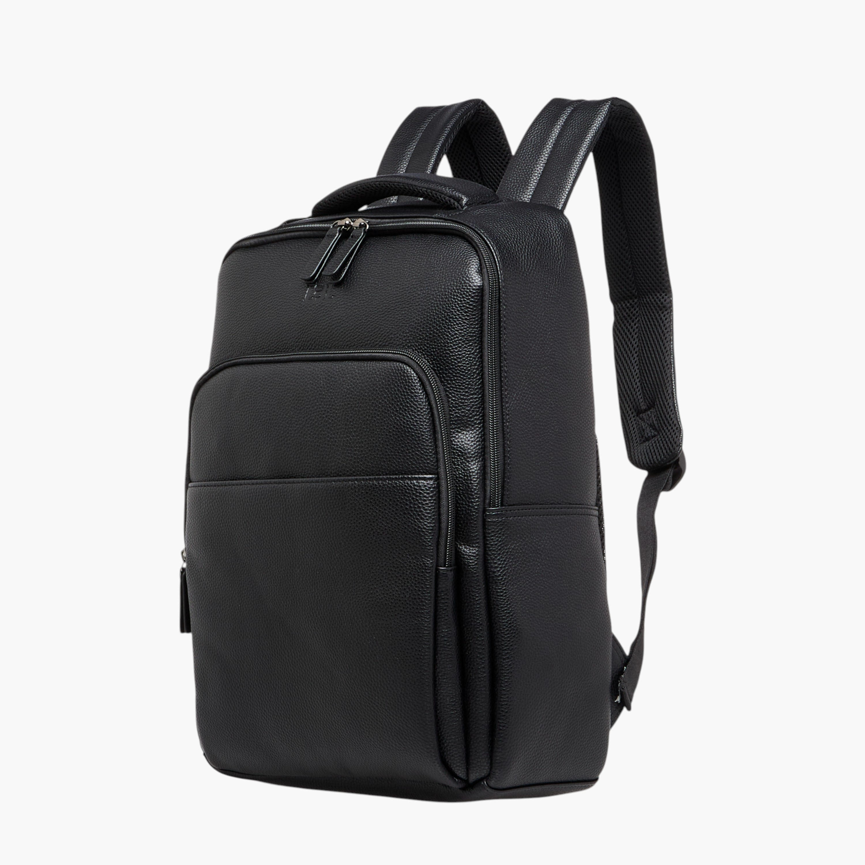 LBL by Shoexpress Solid Backpack with Padded Shoulder Straps - 12x30x41 cm-men-bags-image-2