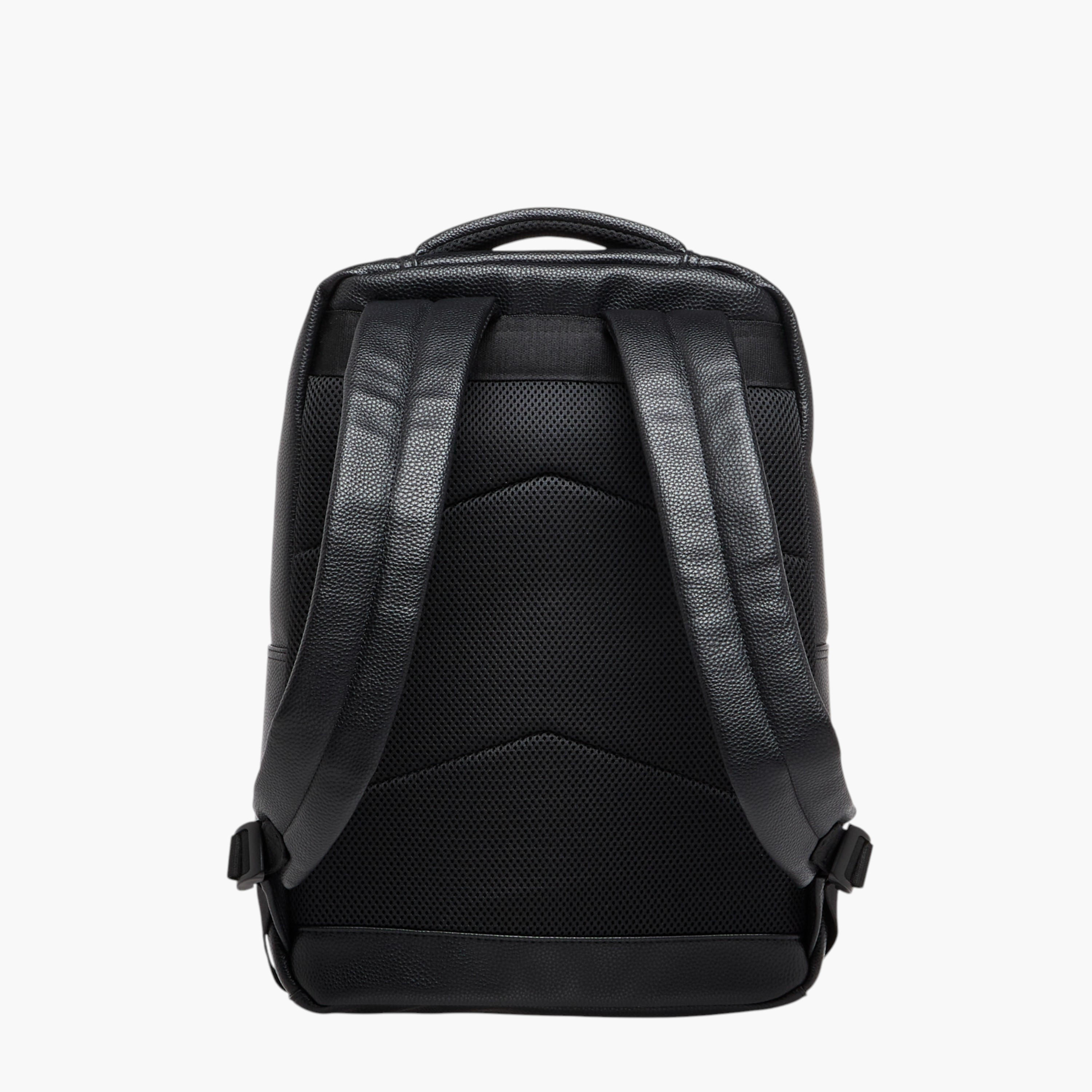 LBL by Shoexpress Solid Backpack with Padded Shoulder Straps - 12x30x41 cm-men-bags-image-3