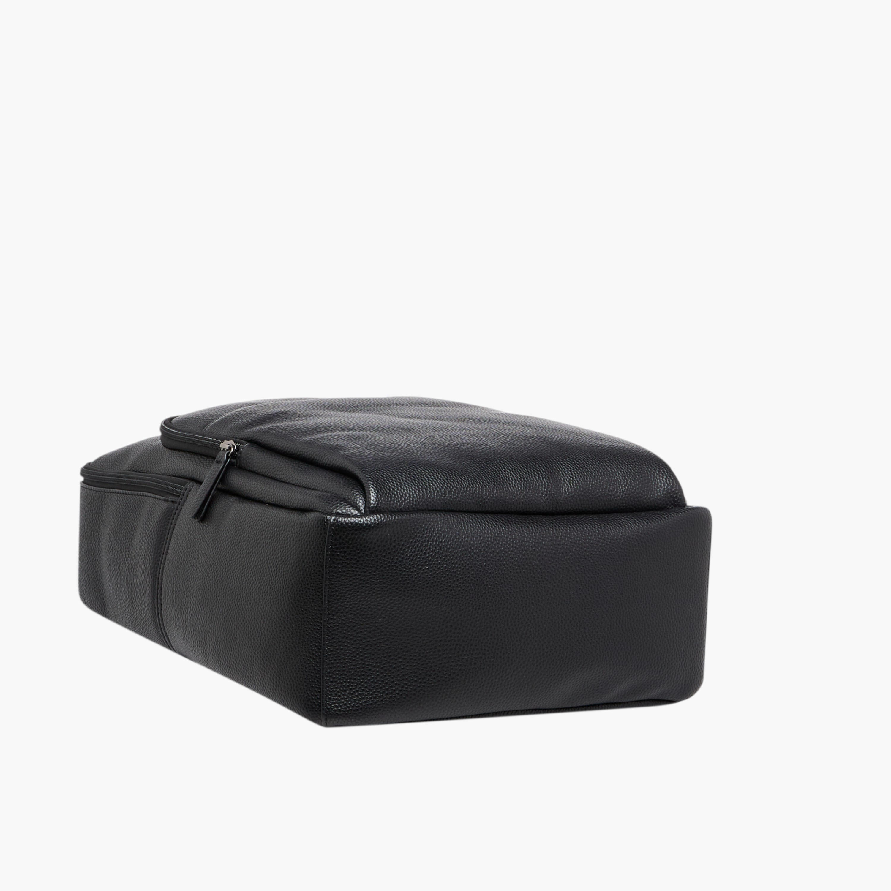 LBL by Shoexpress Solid Backpack with Padded Shoulder Straps - 12x30x41 cm-men-bags-image-6