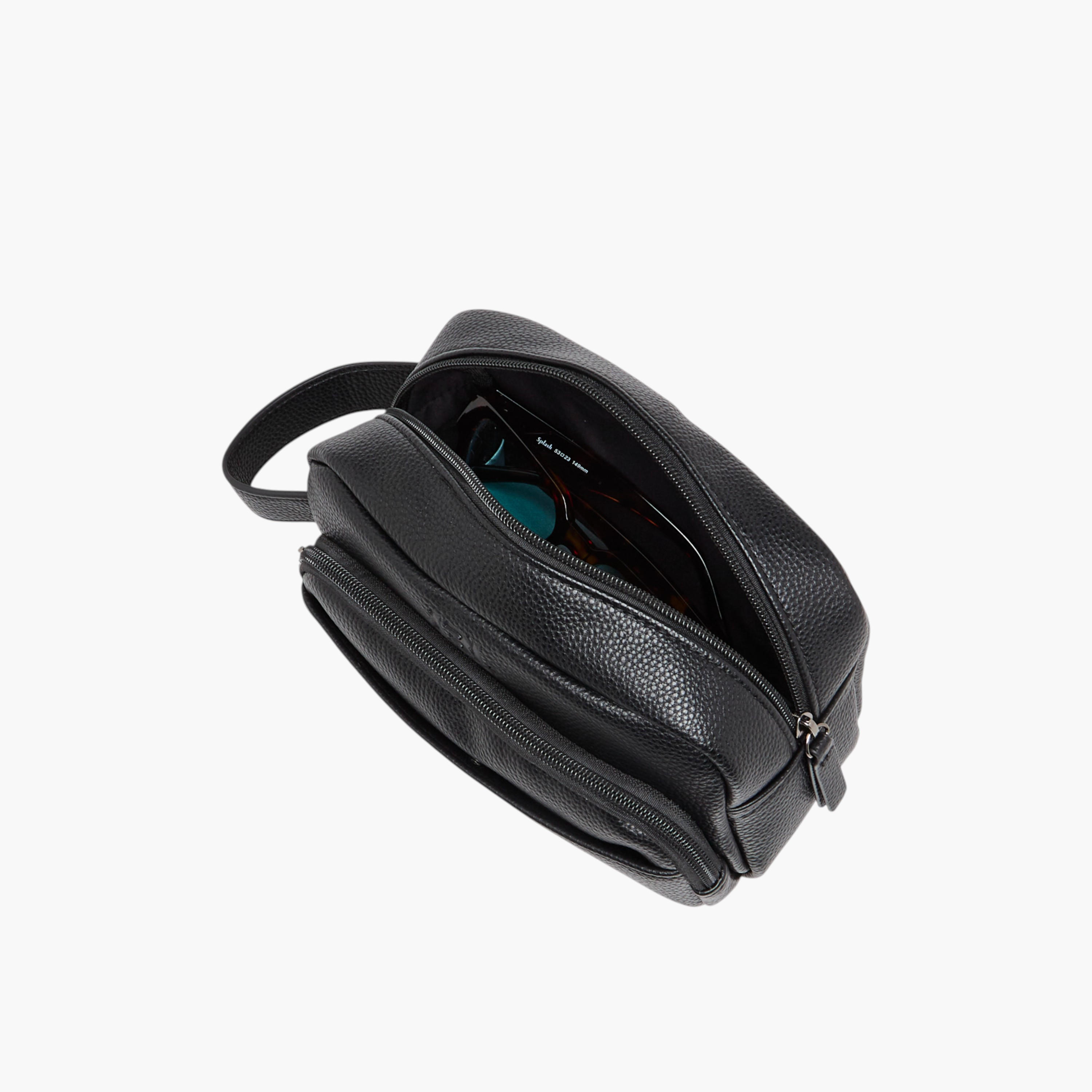 LBL by Shoexpress Solid Pouch with Zip Closure-men-bags-image-6