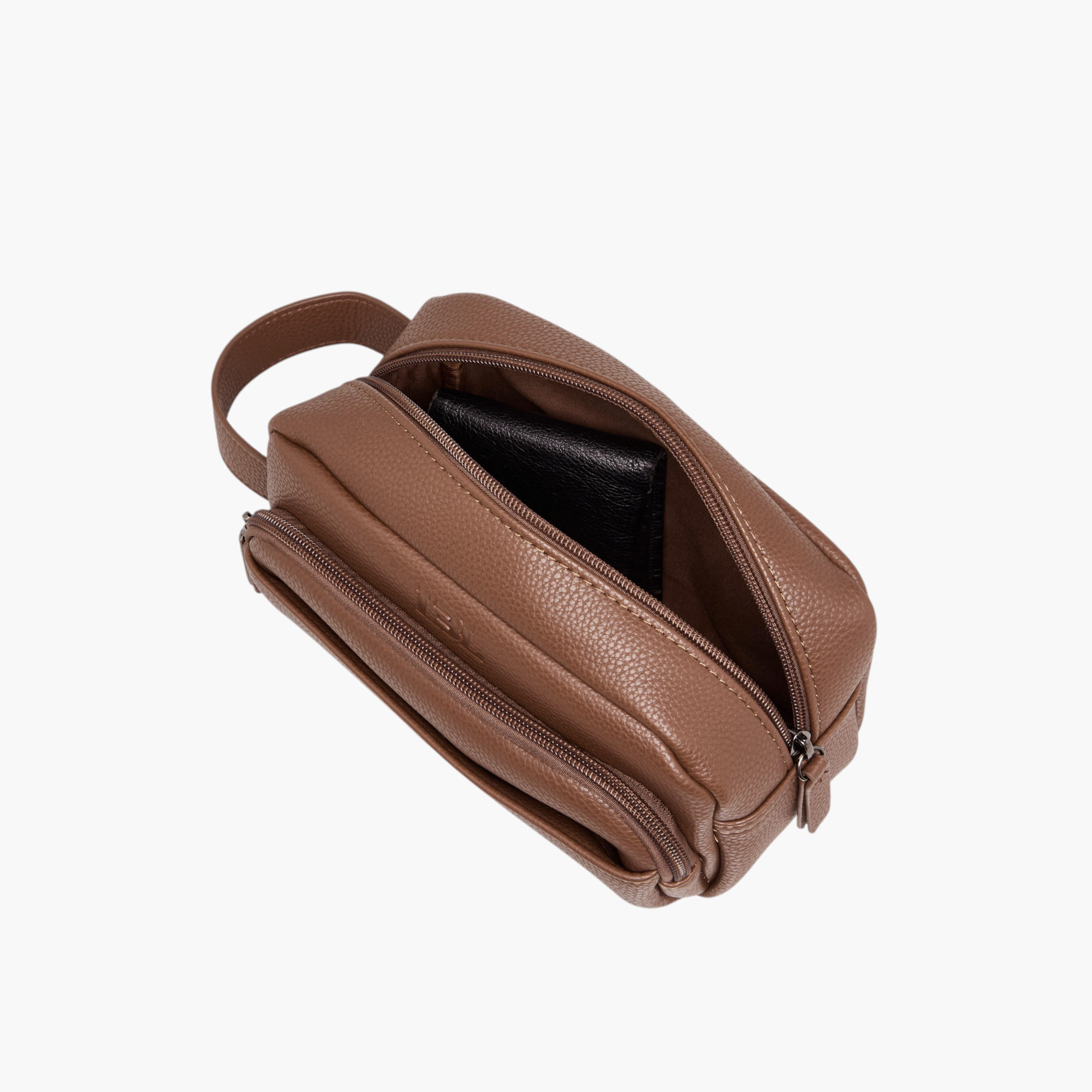 شنطة صغيرة سادة بسحاب إغلاق من إل بي إل بواسطة شو إكسبريس-men-bags-image-1