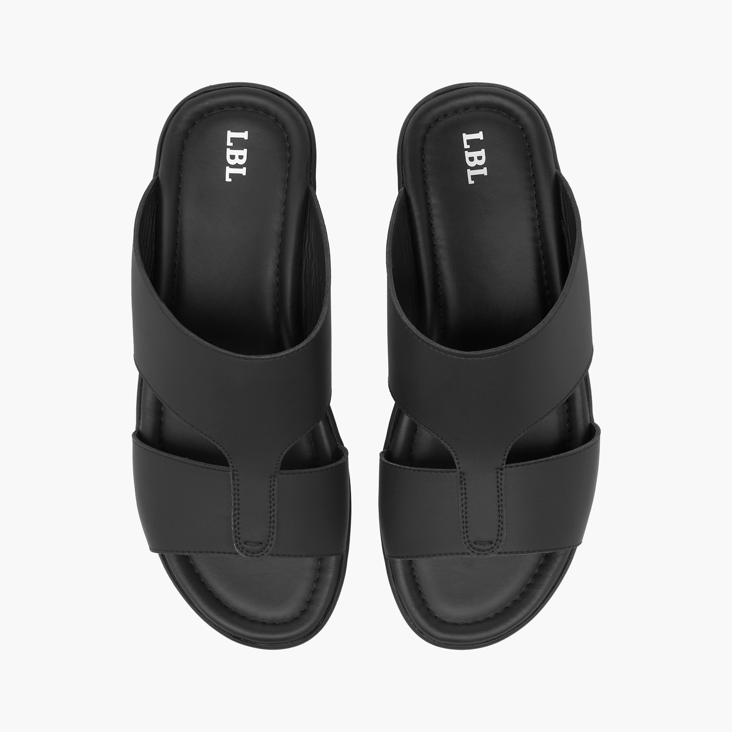 LBL by Shoexpress Solid Slip-On Arabic Sandals-cpmen-footwear-sandals-image-1