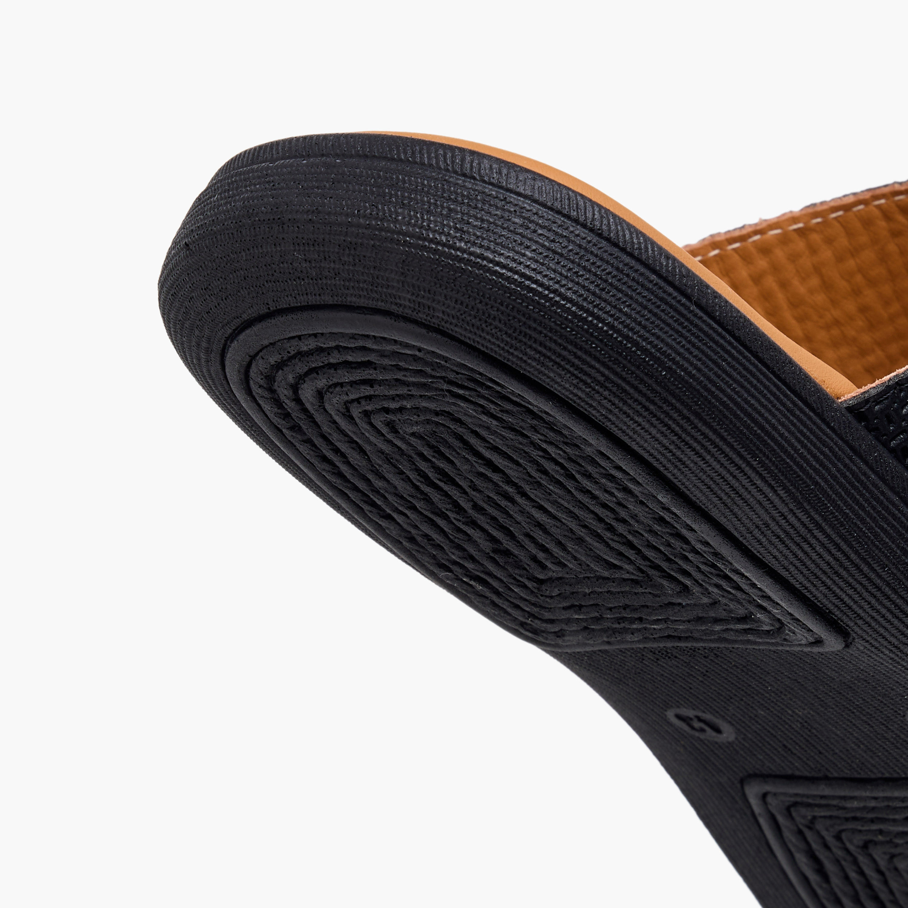 LBL by Shoexpress Textured Slip-On Arabic Sandals-cpmen-footwear-sandals-image-6